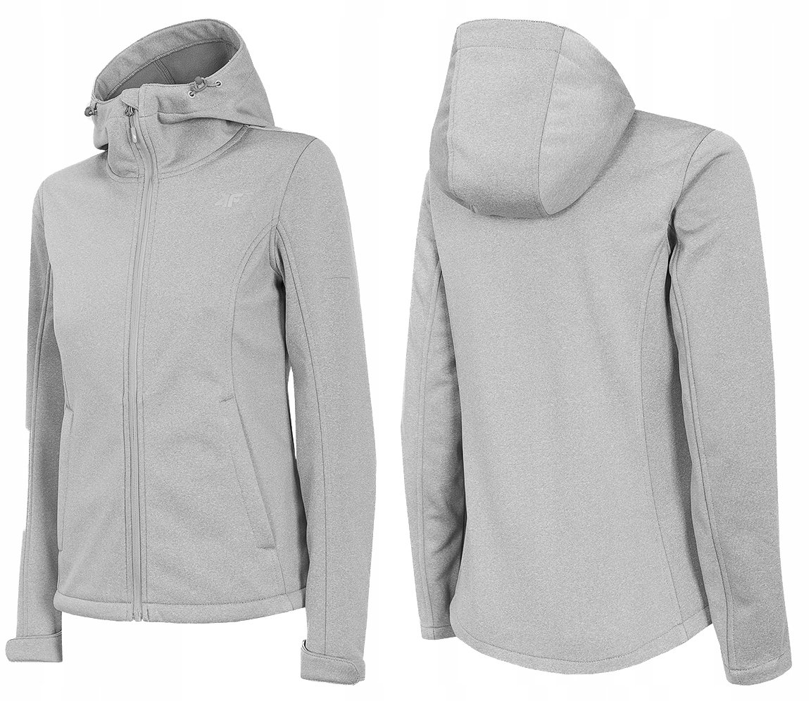 

4F Damska Kurtka Softshell SFD001 Szary Xs