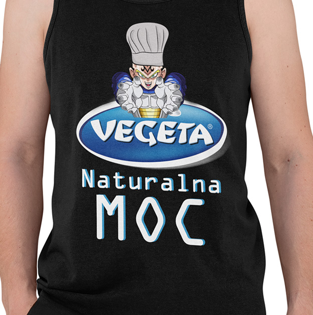 TANK TOP DRAGONBALL NATURALNA MOC Marka inna