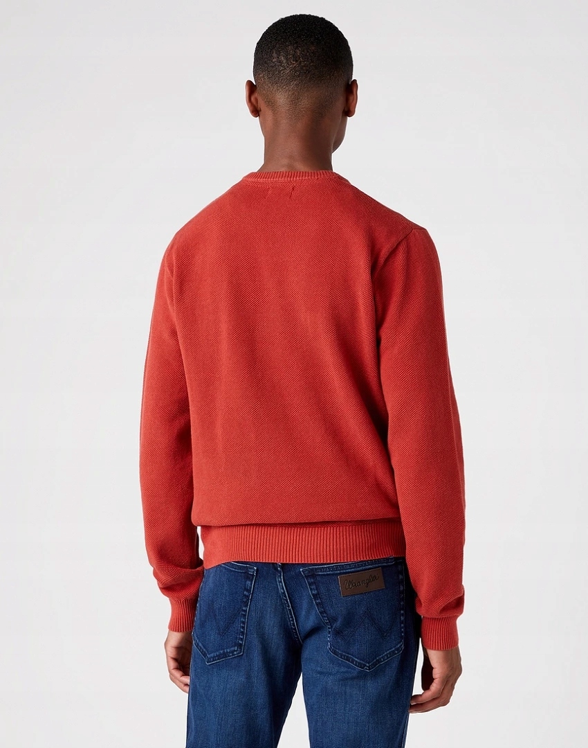 WRANGLER TWO TONE CREW NOVA RED W8C6RLXDQ L Marka Wrangler