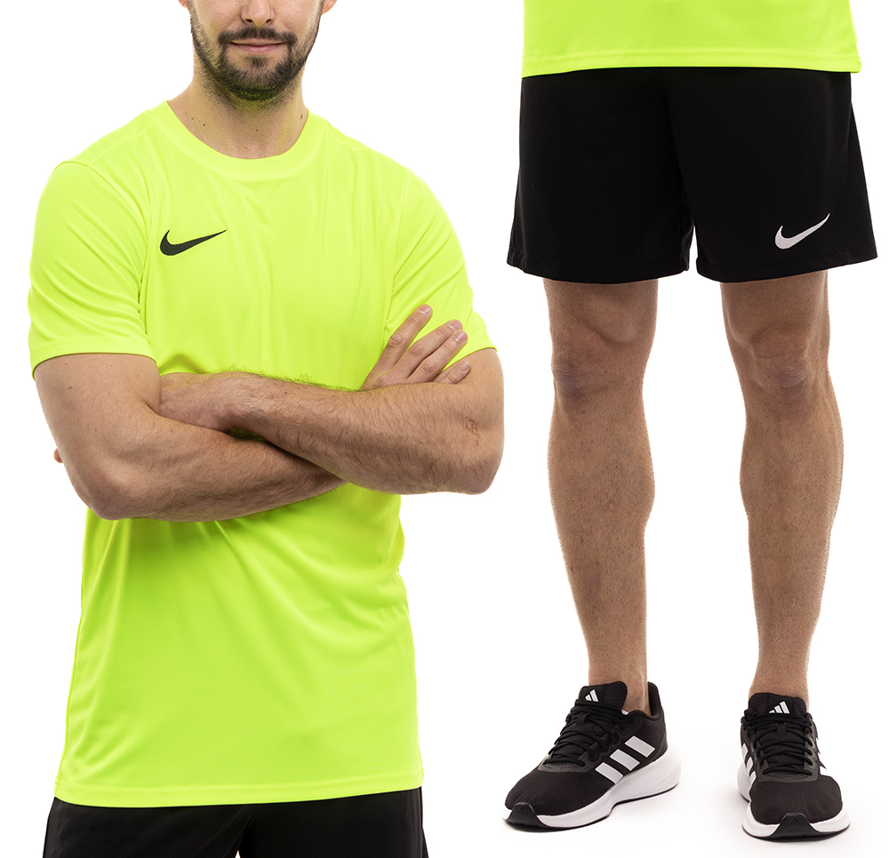 Sportovní oblečení Nike Dry Park Pánský komplet Pohodlné tričko Kraťasy vel. M