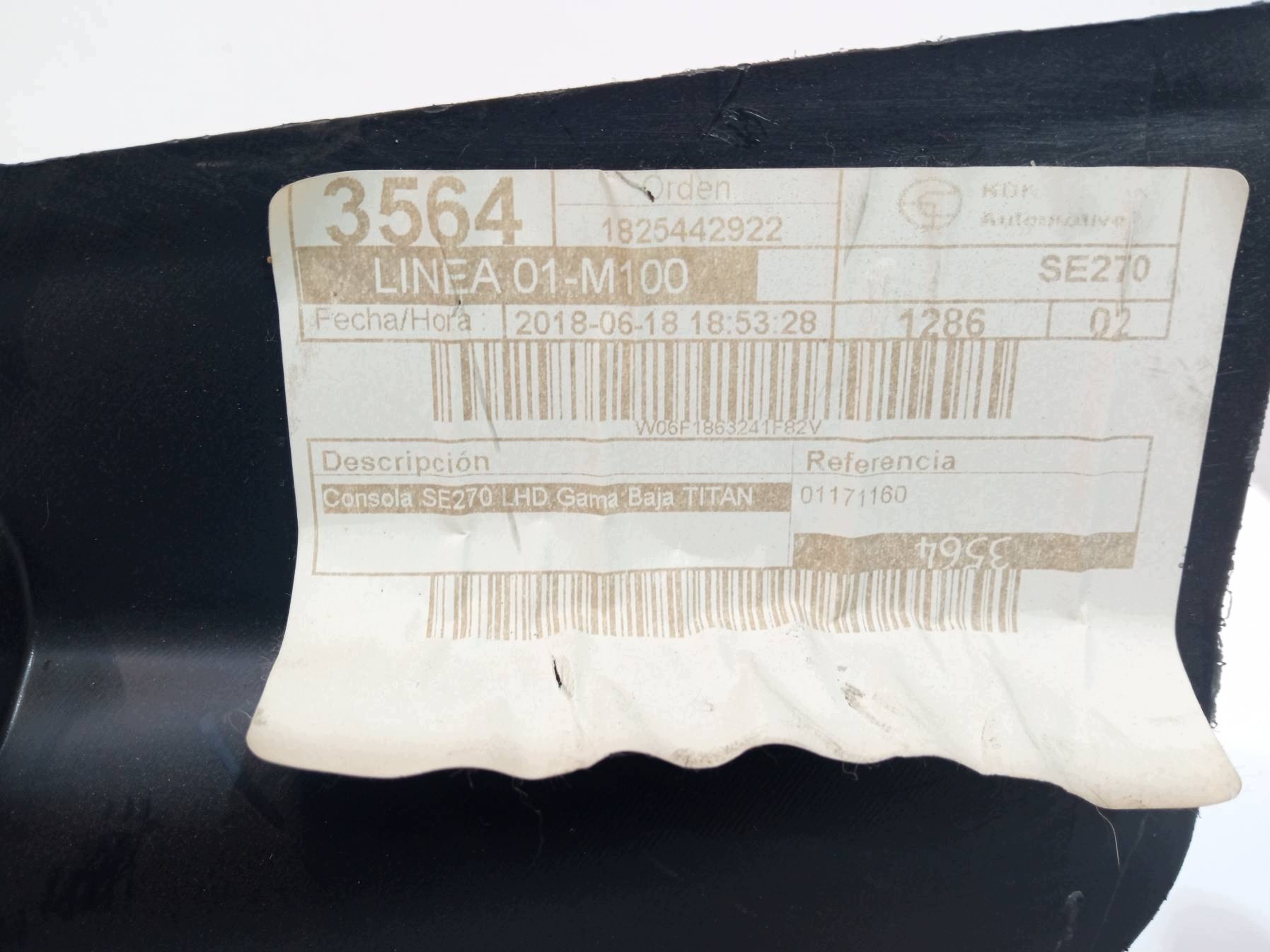 tunel střední 6F 6F1863243 Seat Ibiza V (2017-)