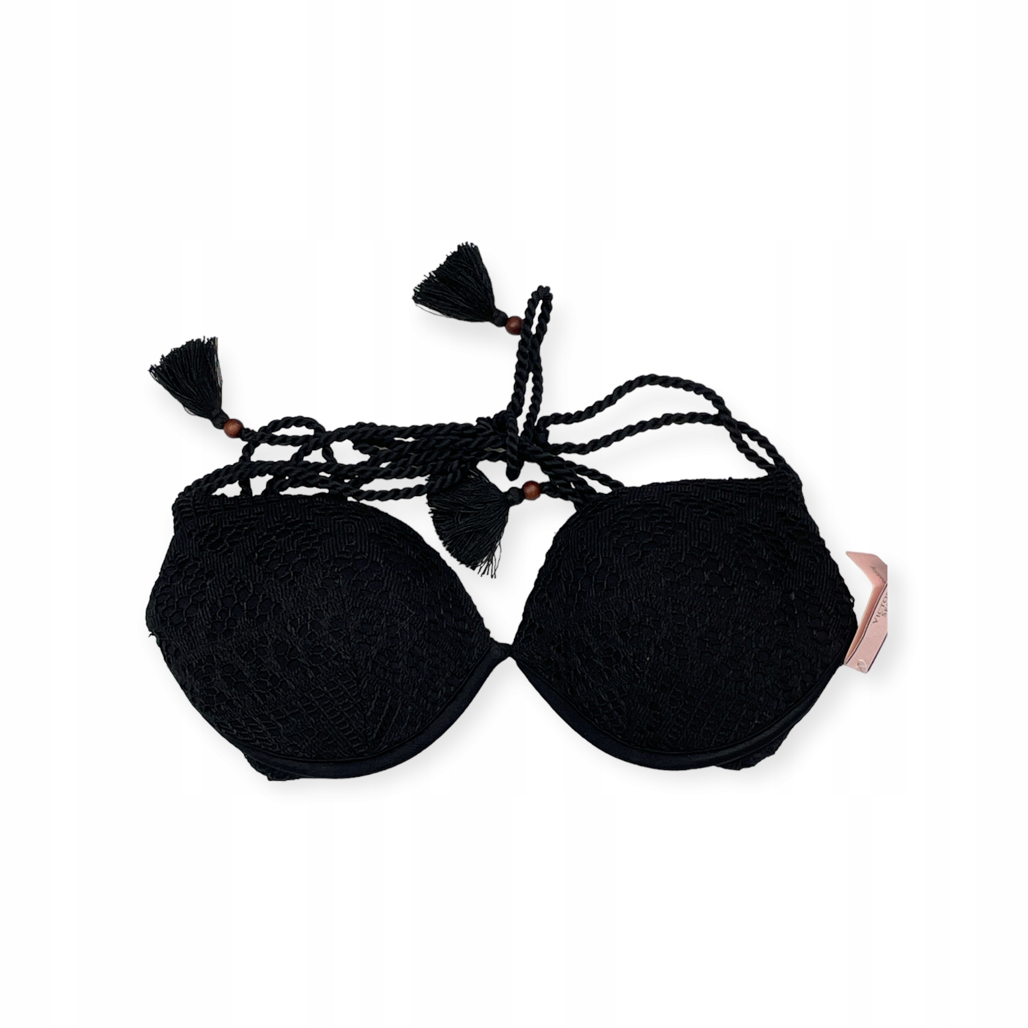 Czarny stanik kąpielowy VICTORIA'S SECRET 32D