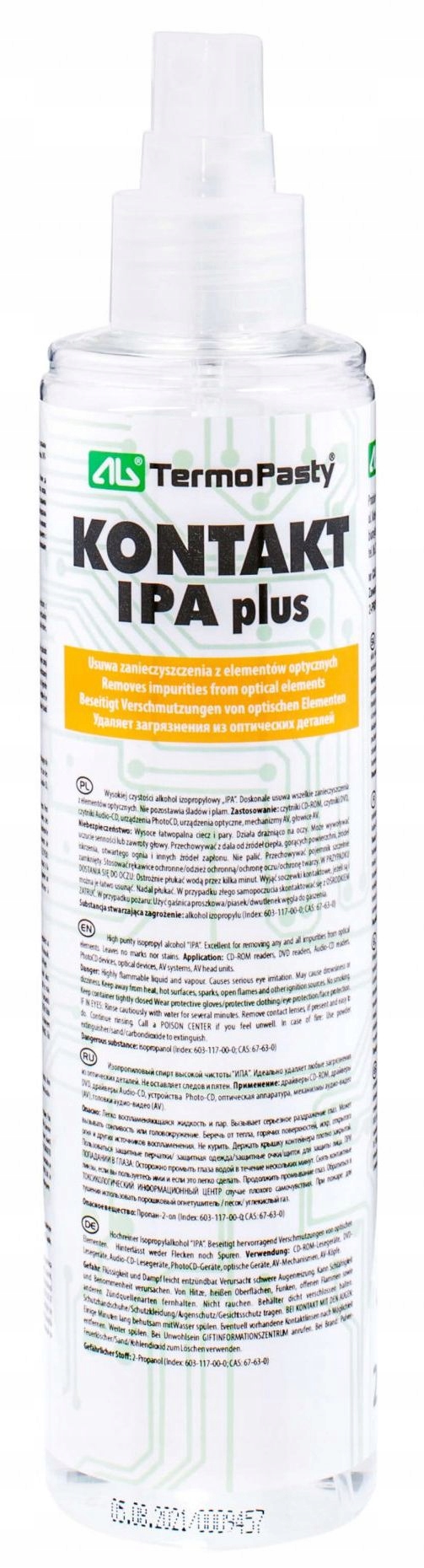 

Kontakt Ipa Plus 250ml z atomizerem, AG267
