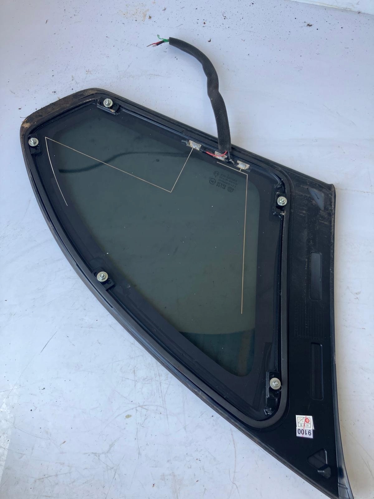 window bodywork right rear part CHEVROLET CAPTIVA LIFT 13 R