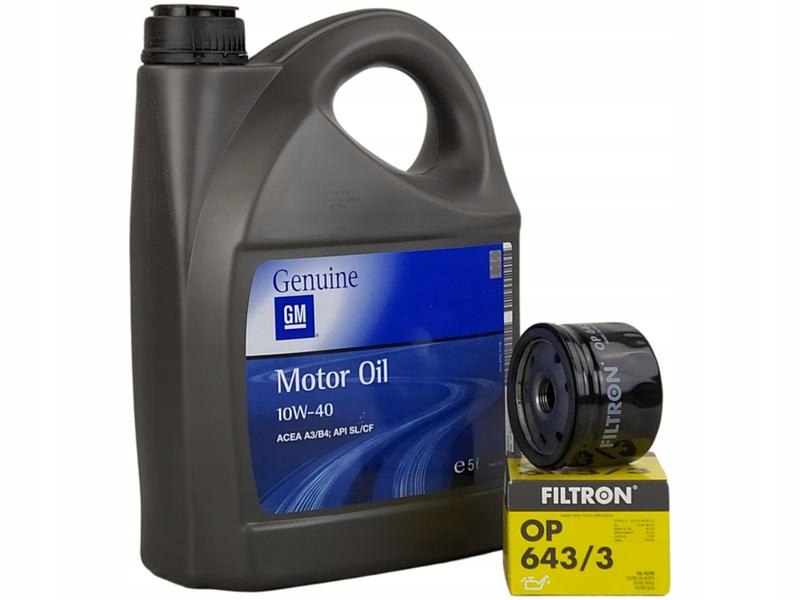 

Oe Opel Gm 10W40 5L+FILTR Oleju OP643/3