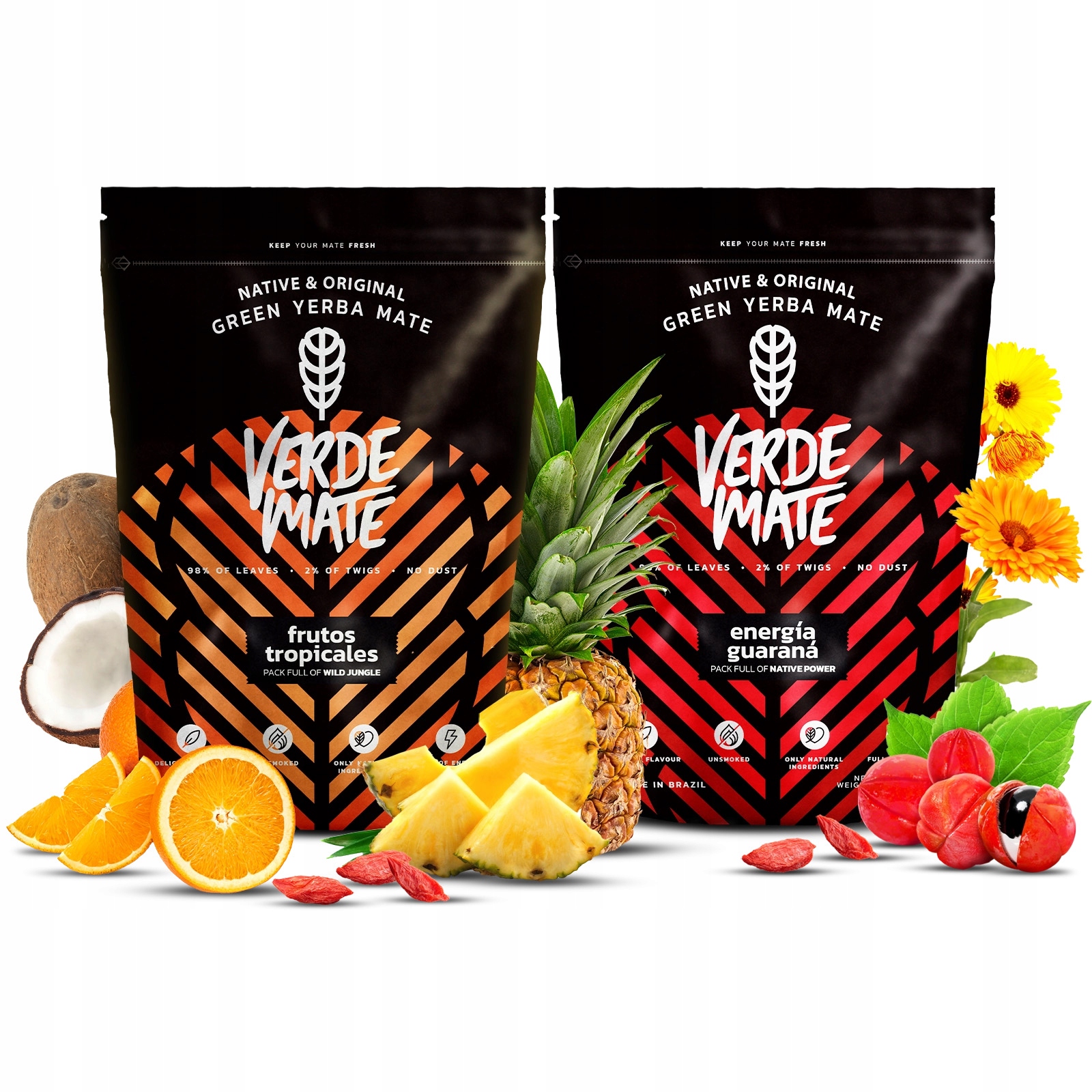 Levně Yerba Maté Verde Mate Green MIX Tropical Energia Guarana 1kg