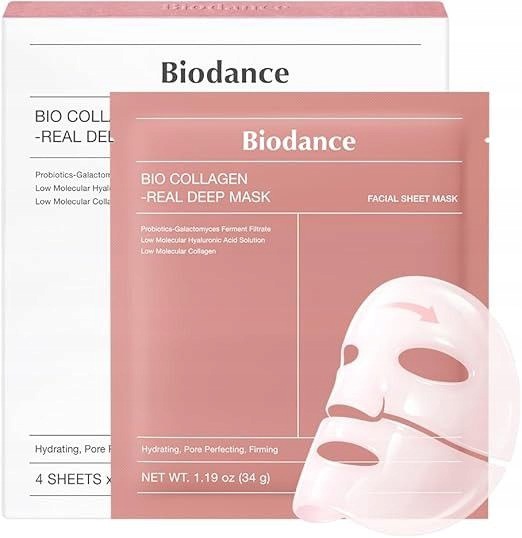 Biodance Bio Collagen Real Deep Pleťová Maska V Plášti 4 Ks