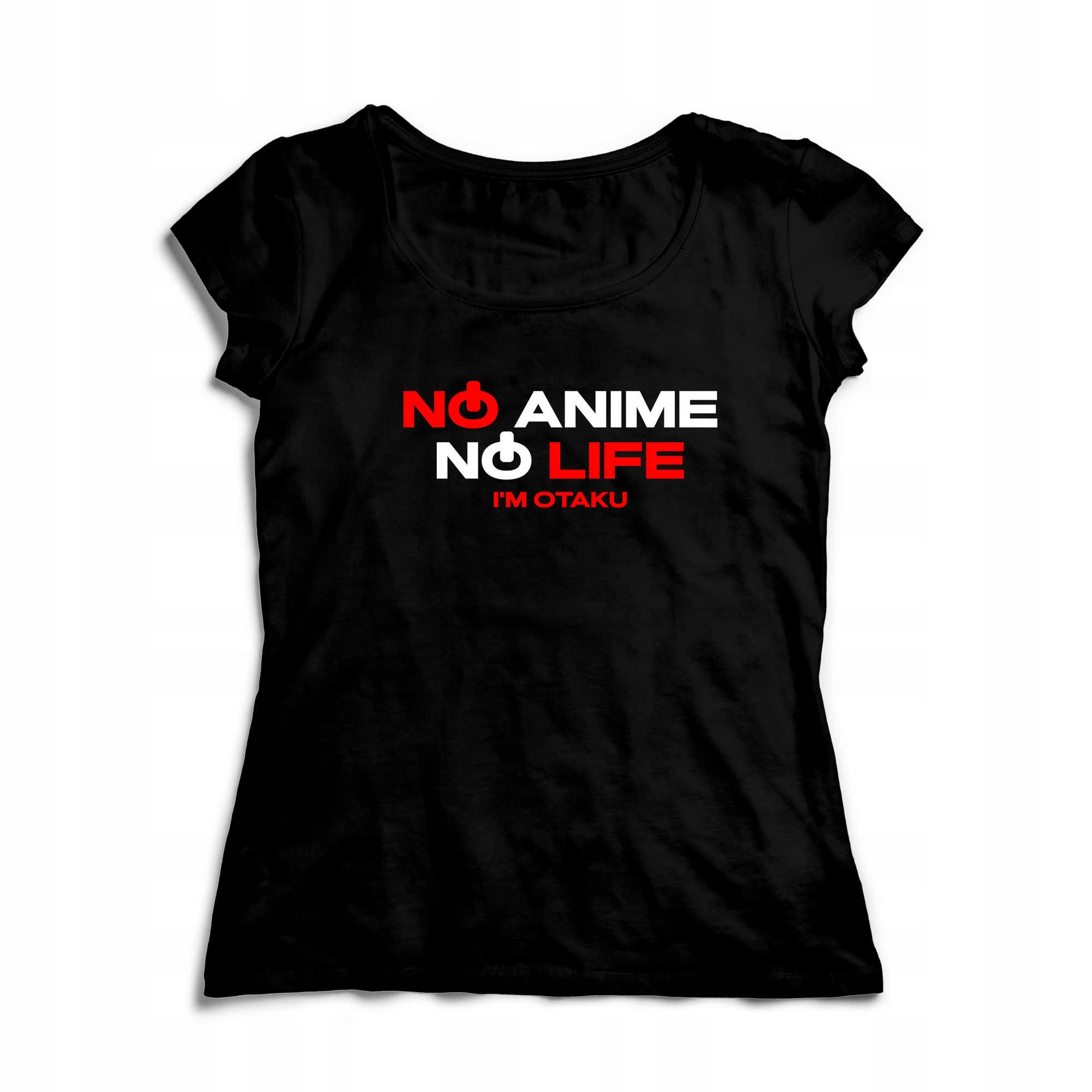 

Koszulka No Anime No Life Otaku Prezent S