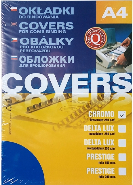 

Okładki do bindowania błyszczące niebieskie 408031