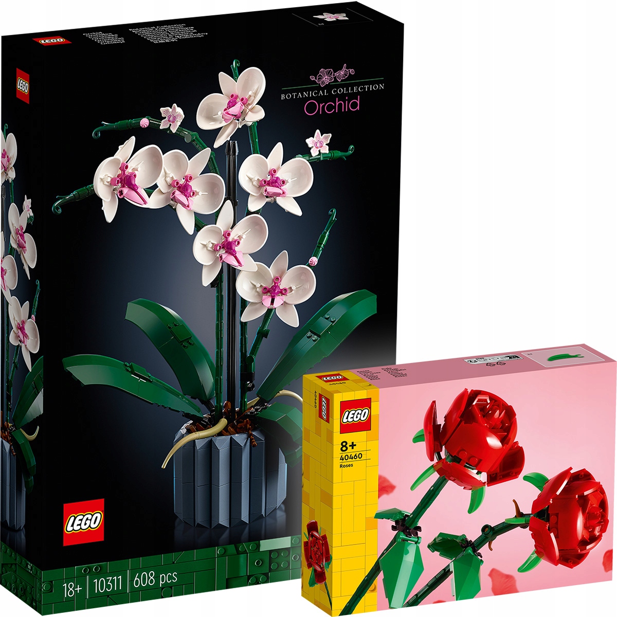 LEGO CREATOR EXPERT Orchidea 10311 + LEGO Róże 40460