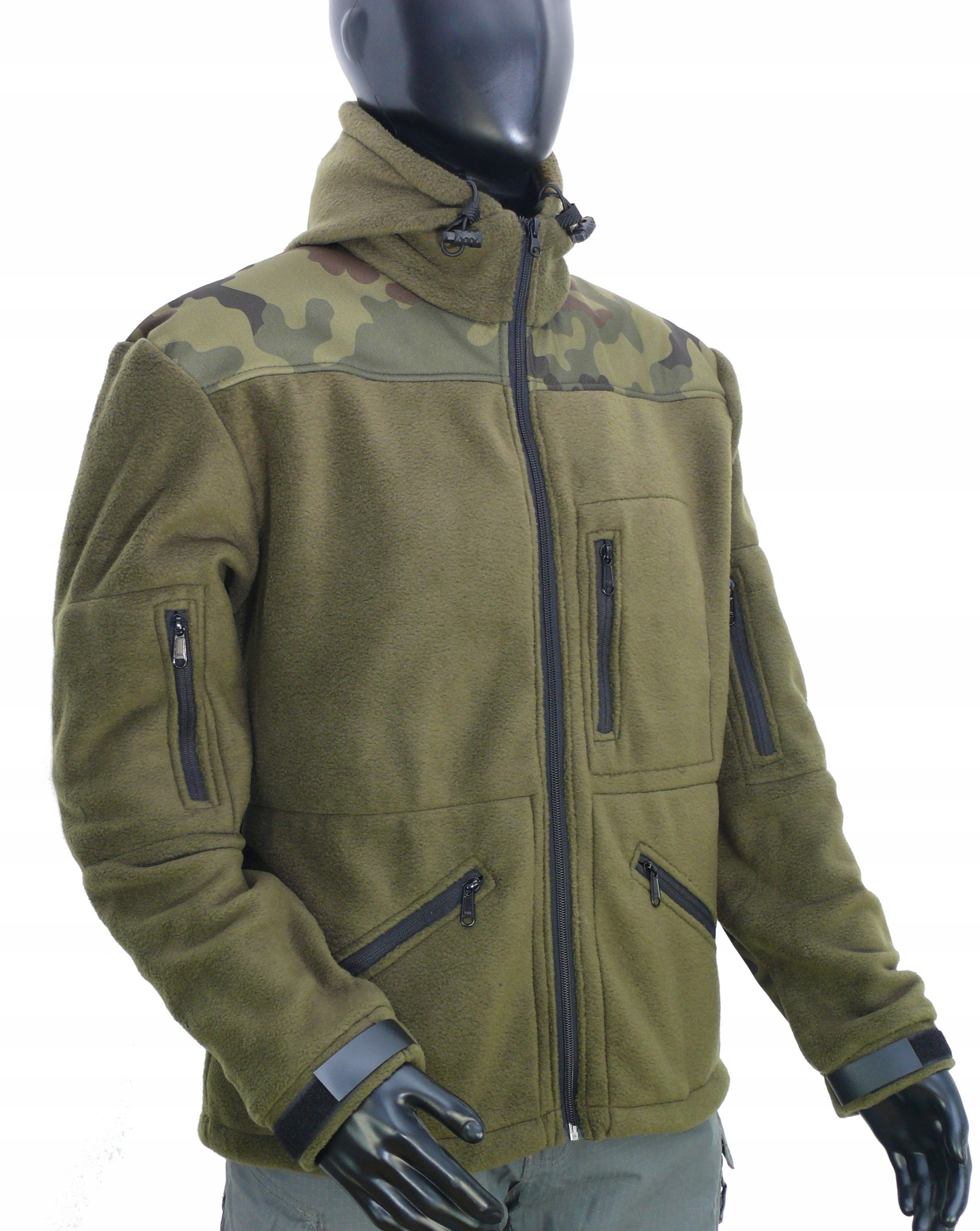 

Gruba Kurtka Polar Wojskowy Kaptur 6xKIESZ XL