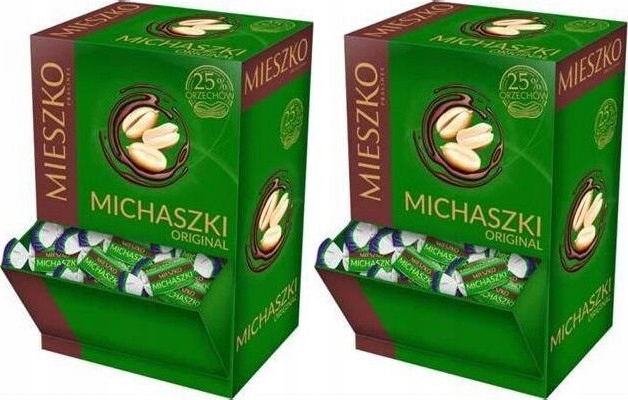 Cukierki Michaszki Original Mieszko 5kg z orzeszkami w czekoladzie