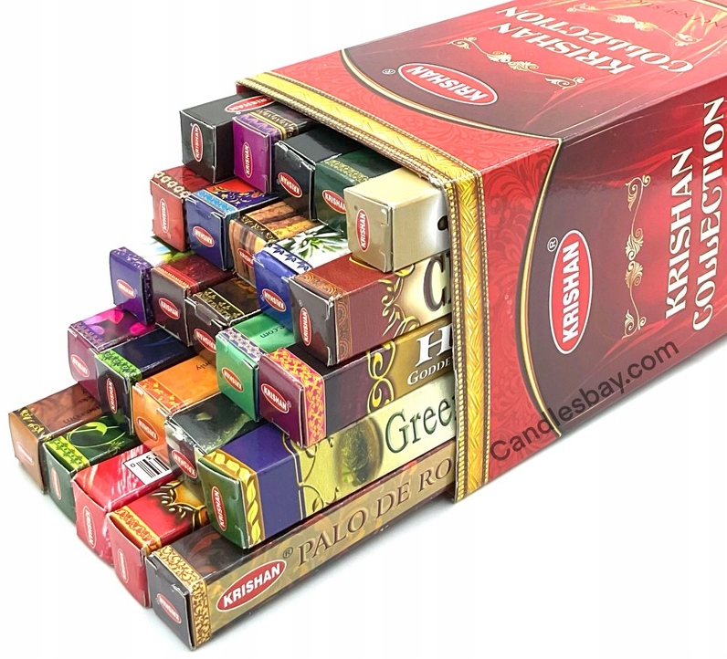 Kadzidełka indyjskie Krishan Collection 25 zapachów