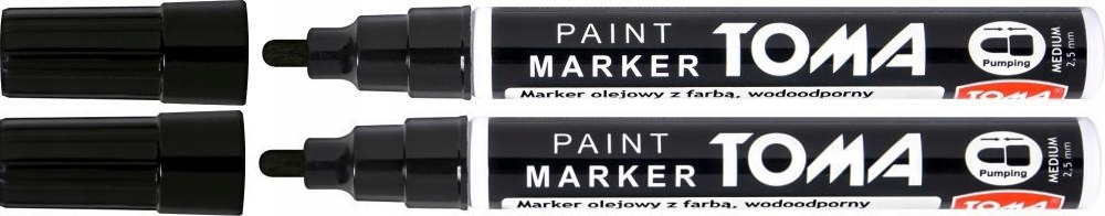 

Marker olejowy Toma TO-440 2.5mm czarny x 2