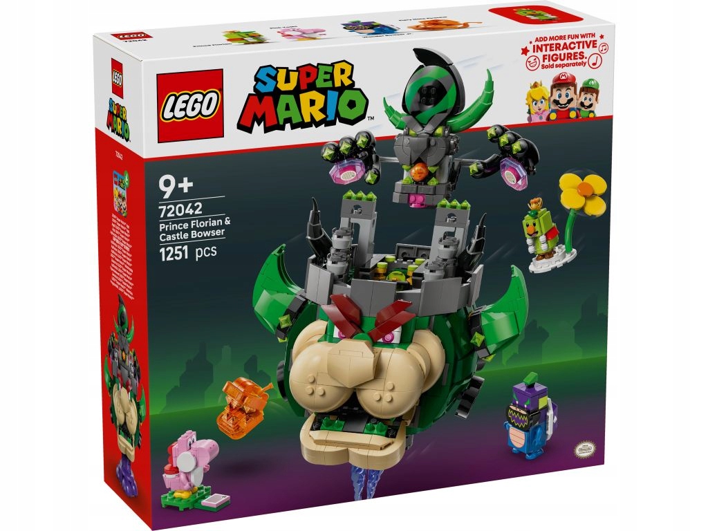 Lego 72042 Mario Princ Florian a hrad Bowser