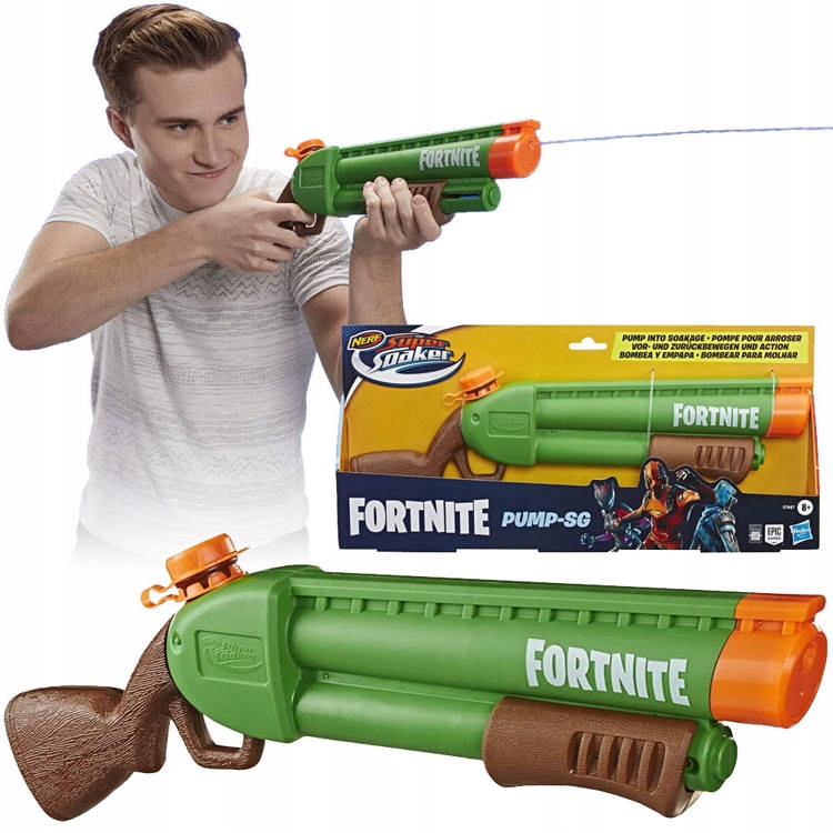 Nerf Super Soaker Pistolet na wodę Fortnite ZA4618 Wiek dziecka 8 lat +