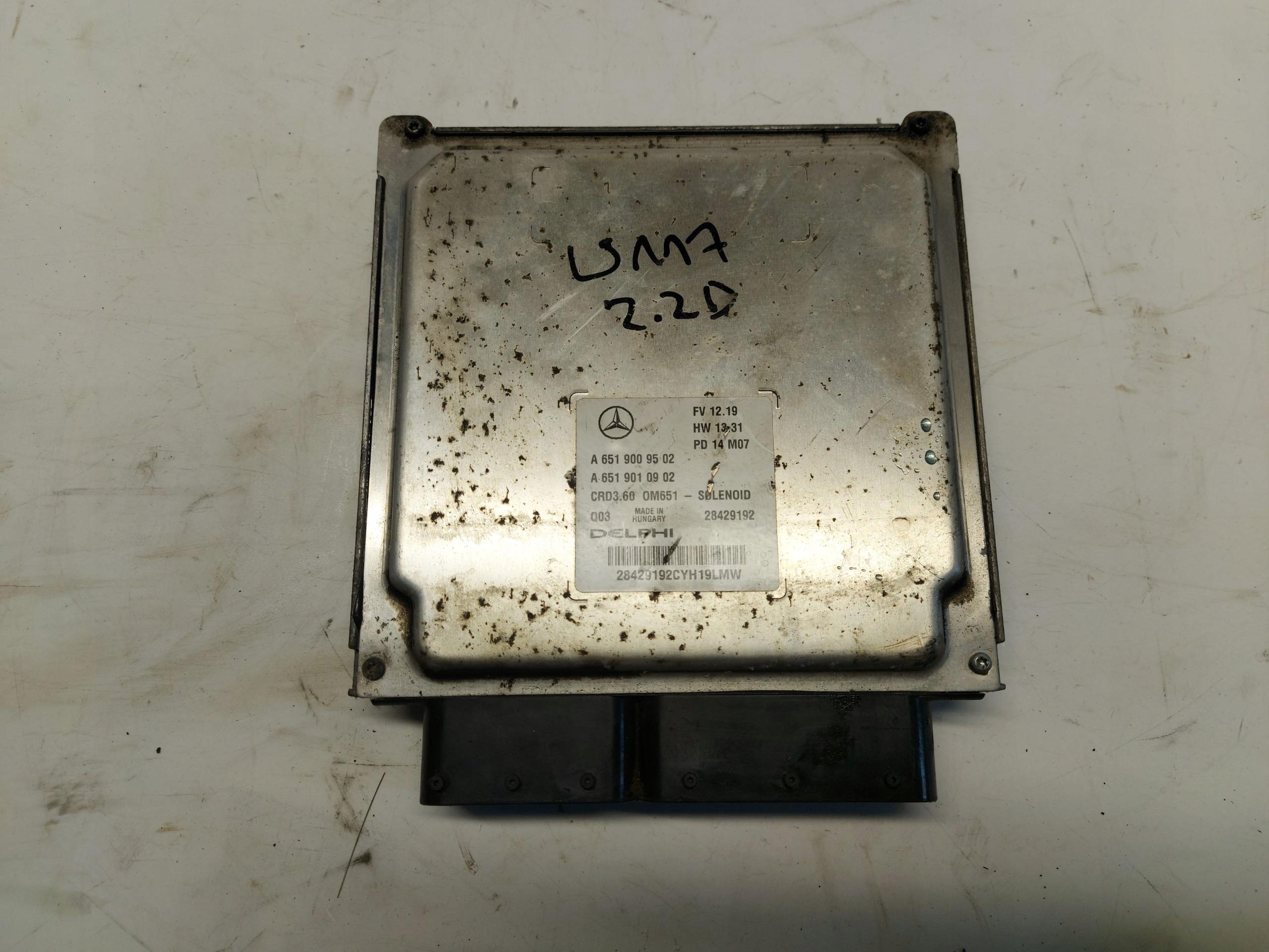 Mercedes CLA w117 module control unit ecu computer 2.2 cdi a6519009502