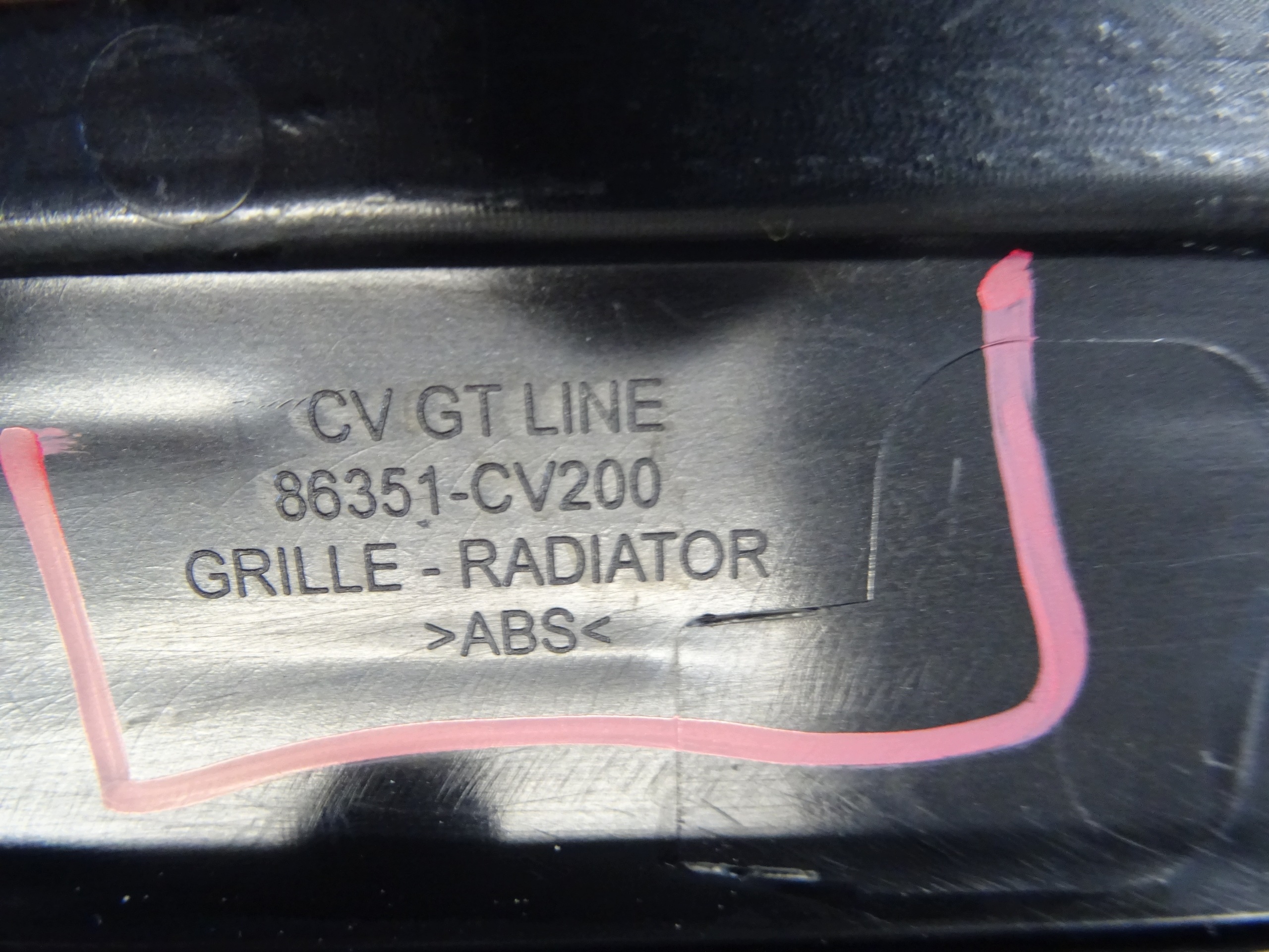 grill grille front KIA EV6 GT-LINE 86351-CV200