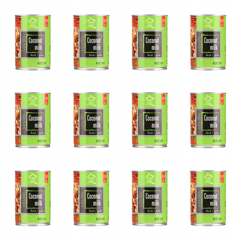 House of Asia Kokosové mléko 17-19% 400 ml X12