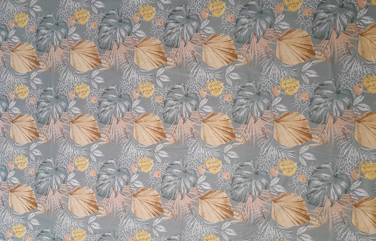 PODUSZKA NA ŁAWKĘ WIĄZANA 40x140 MONSTERY SZARE Producent inna