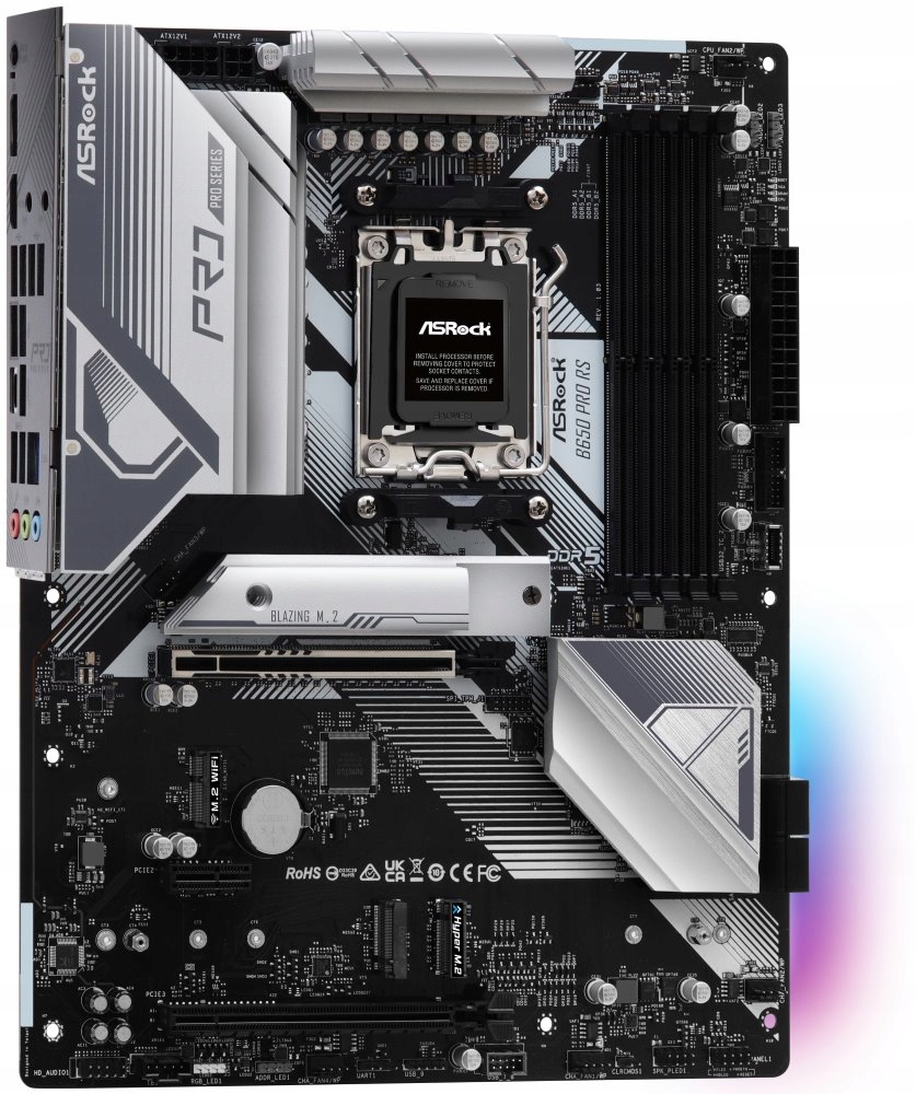 ASRock B650 Pro Rs Amd B650 AM5 4x DDR5 DIMM 3x M.2 Hdmi Dp U