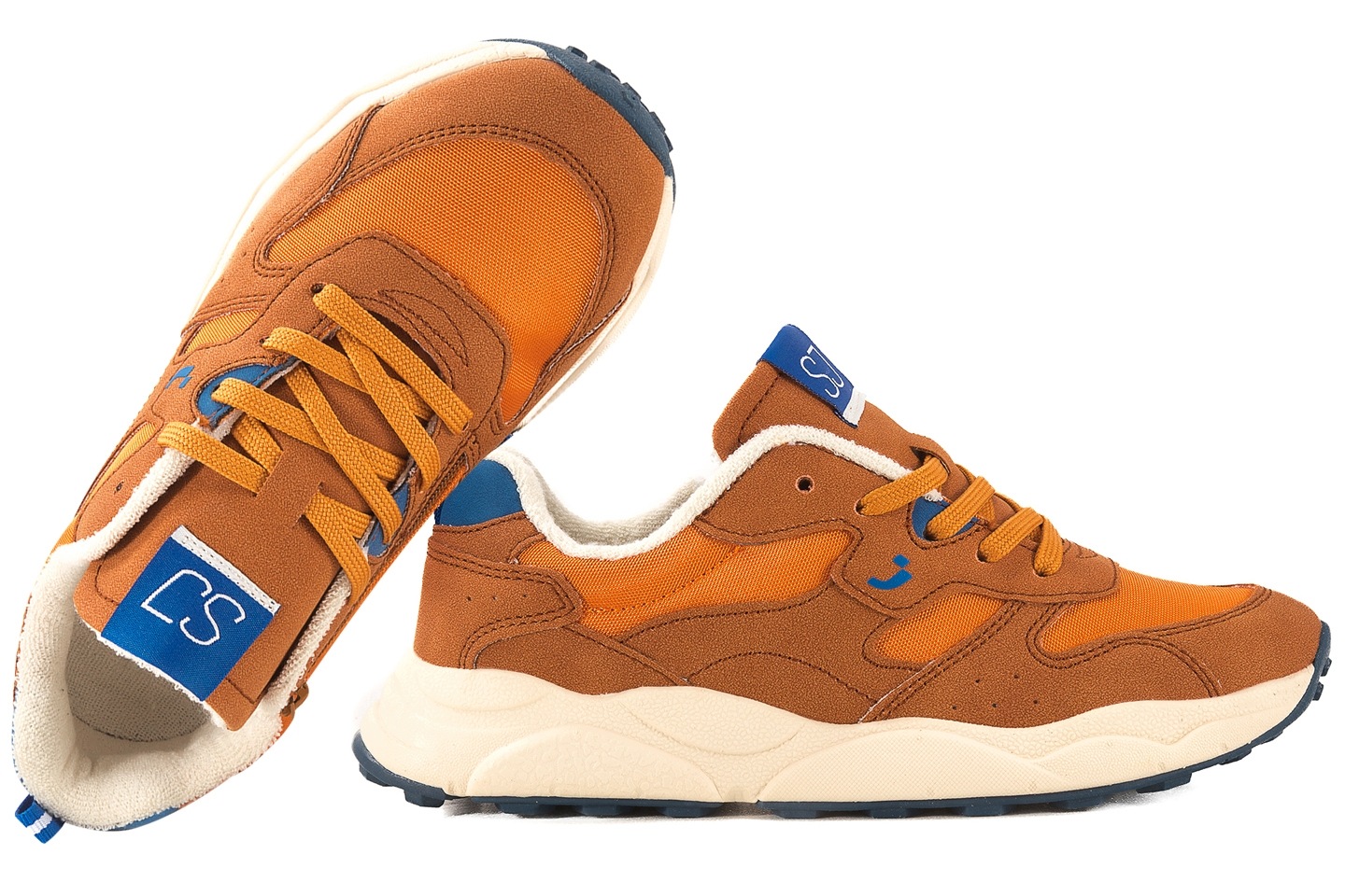 Sj 628162 Buty Sportowe Dziecięce Sneakersy Półbuty Pomarańczowy 38