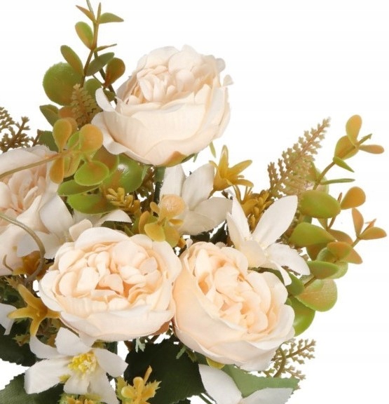 SZTUCZNE KWIATY JAK ŻYWE ROŚLINY RÓŻA RÓŻE BUKIET Marka Deko