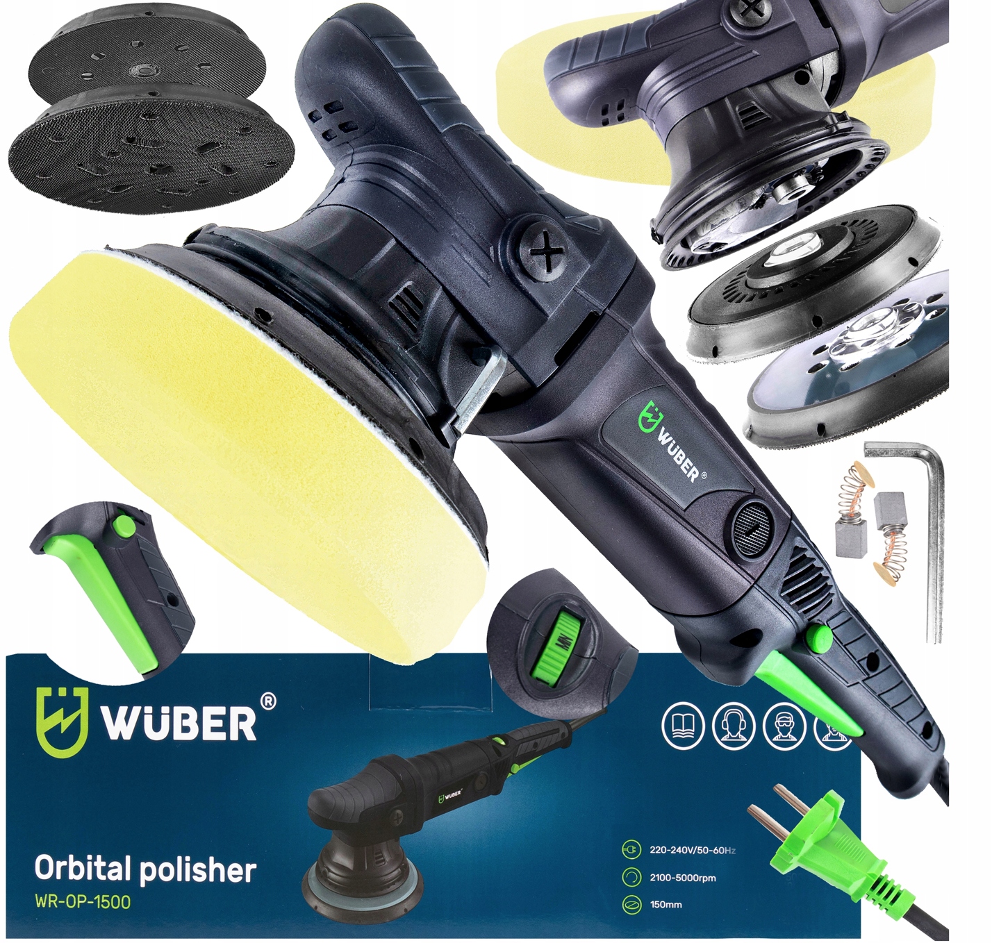 POLERKA SAMOCHODOWA MIMOŚRODOWA OSCYLACYJNA 1500W