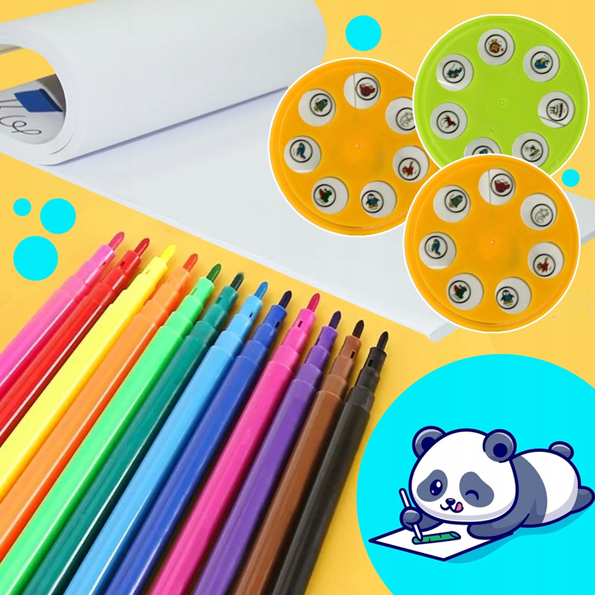 Projektor Rzutnik do Nauki Rysowania ze Slajdami Podświetlany Regulowany Bohater / Bajka brak