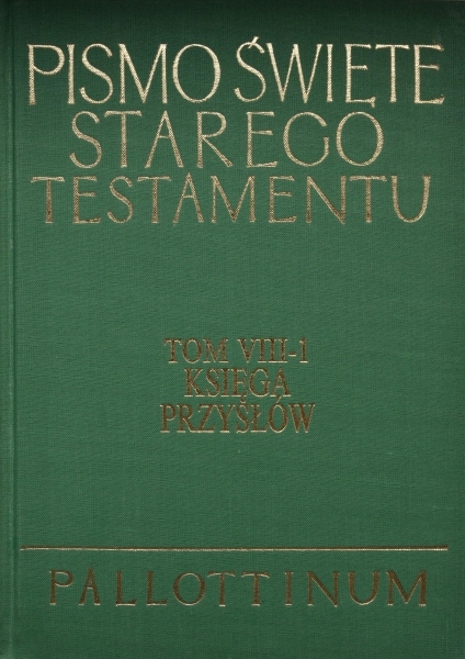 Pismo Święte Starego Testamentu Tom VIII-1 Księga