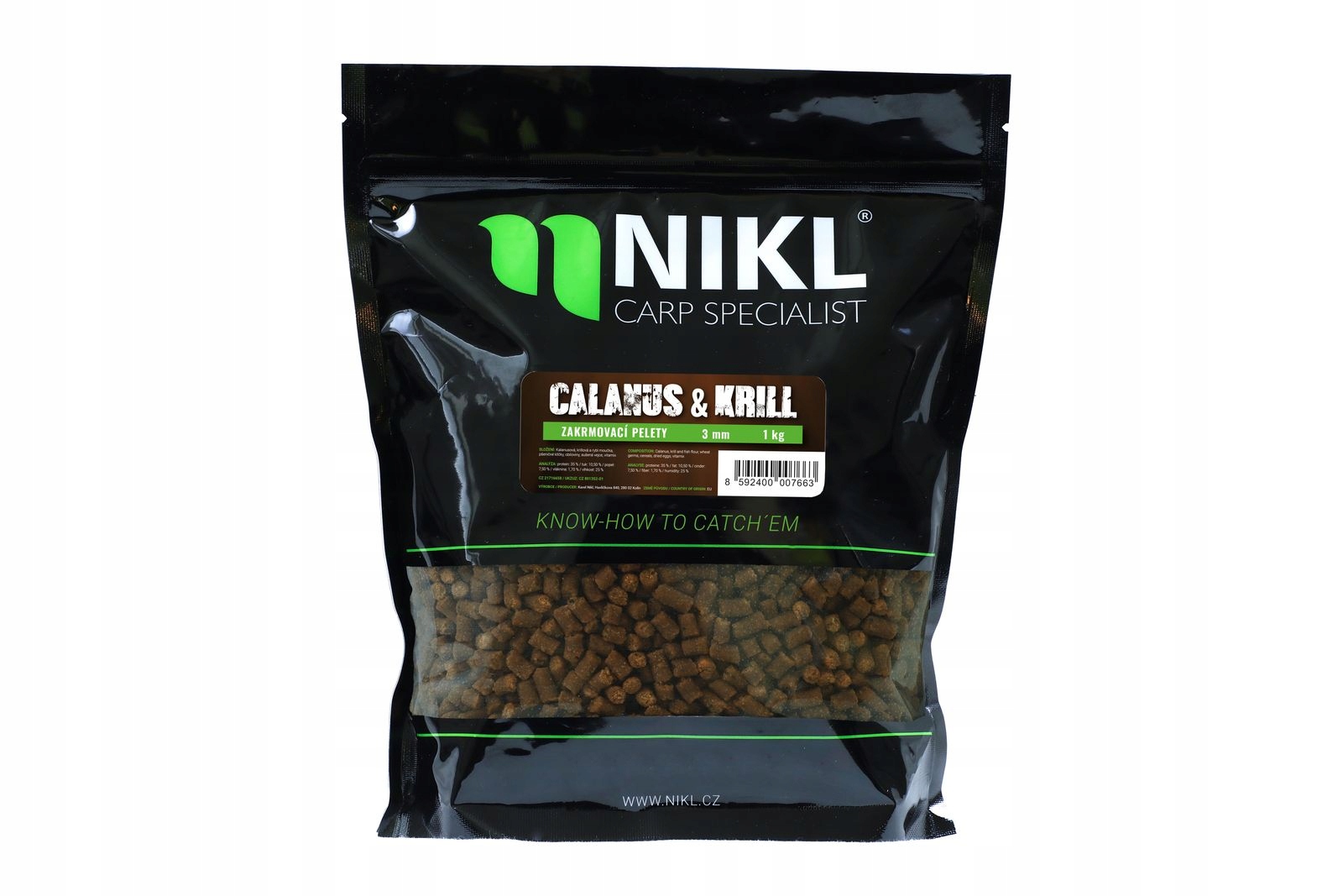 Pellet Karpiowy Karel Nikl Calanus Krill 18 mm 1 kg Zanętowy Na Karpia
