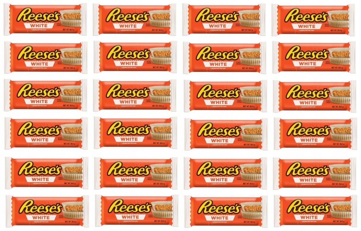 24x 39,5g Reese's White babeczka 2-pak Karton