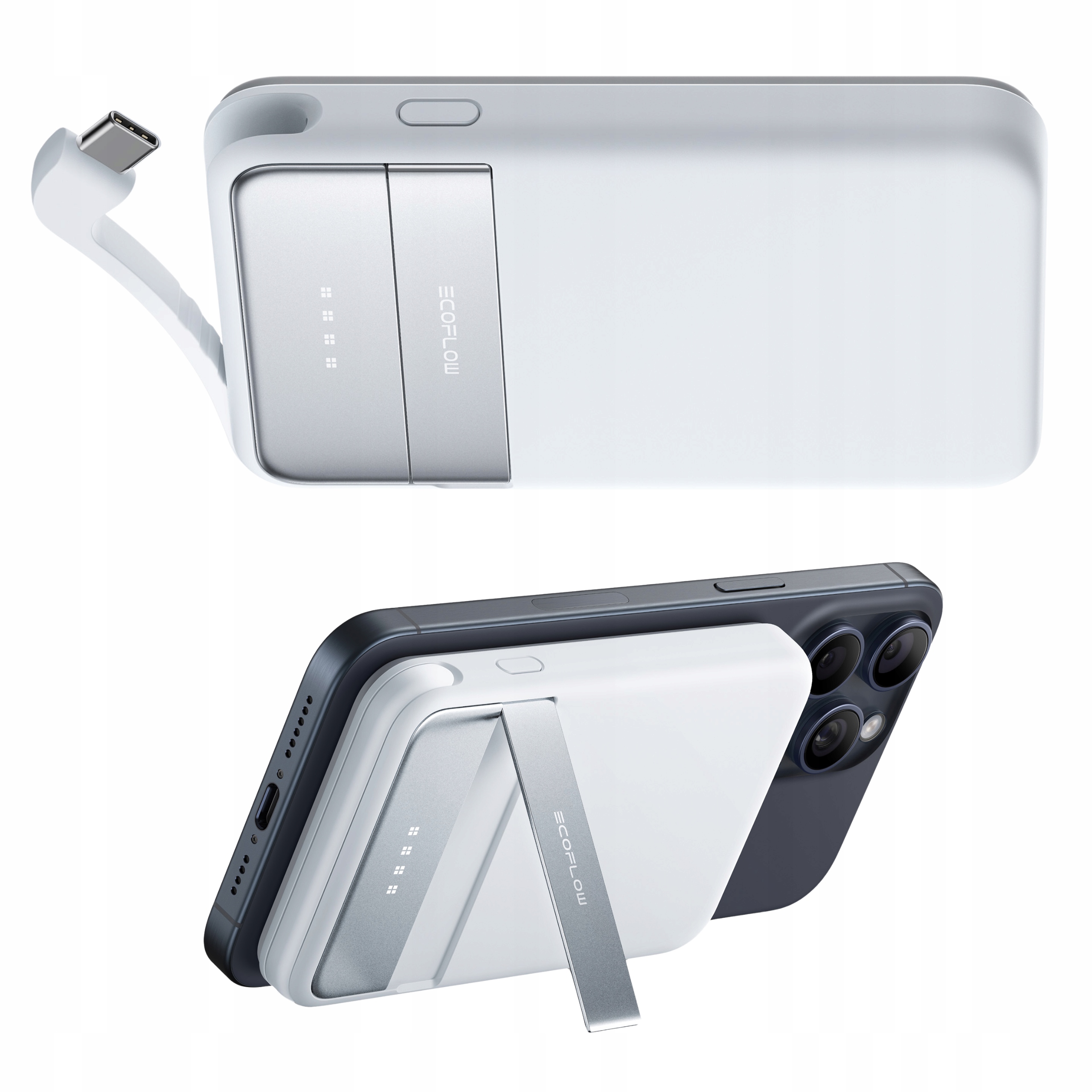 Powerbank magnetyczny EcoFlow Rapid 5000mAh 30W 15W Usb-c niebieski