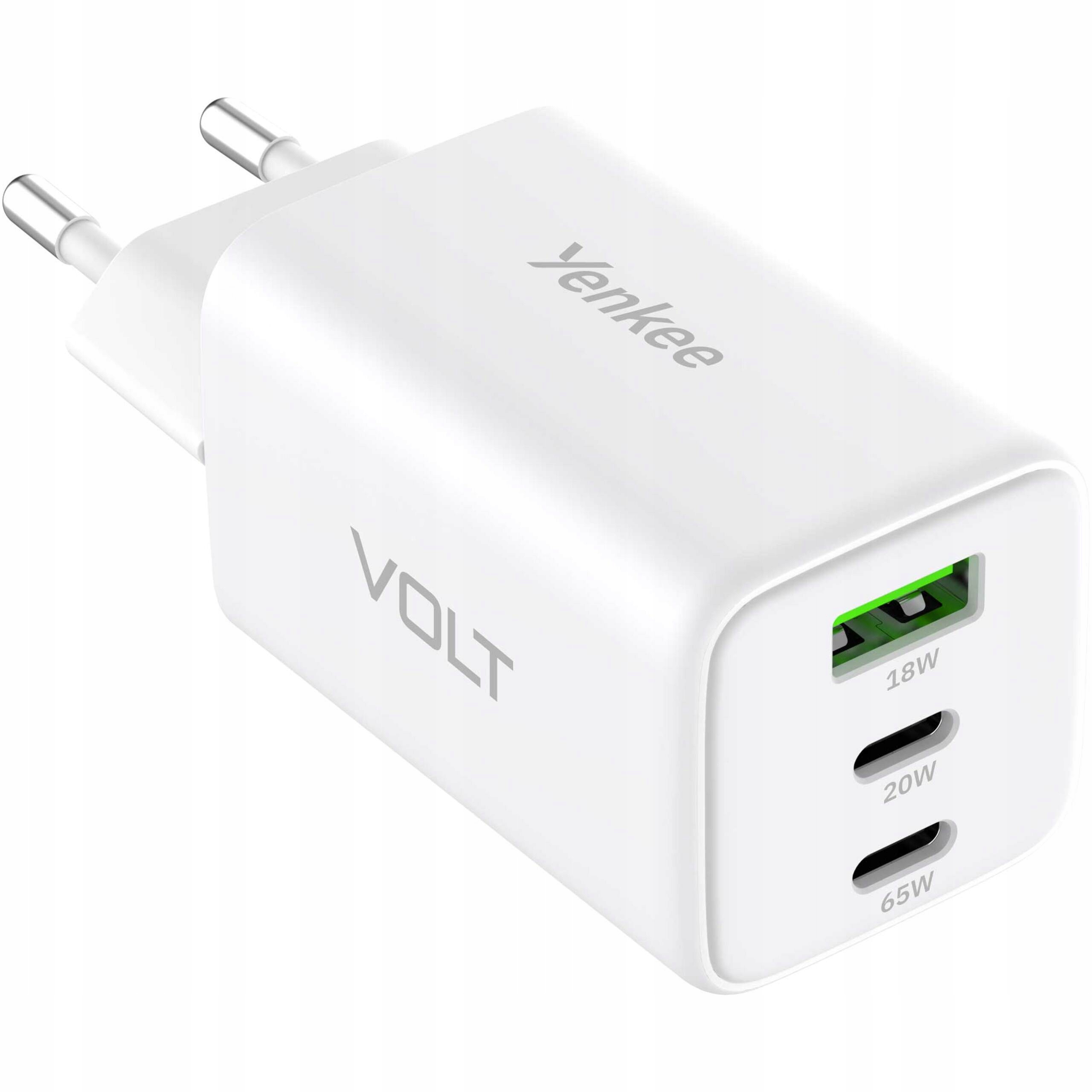 Yac G65 Volt Nabíječka 65W/ 3xUSB Yenkee