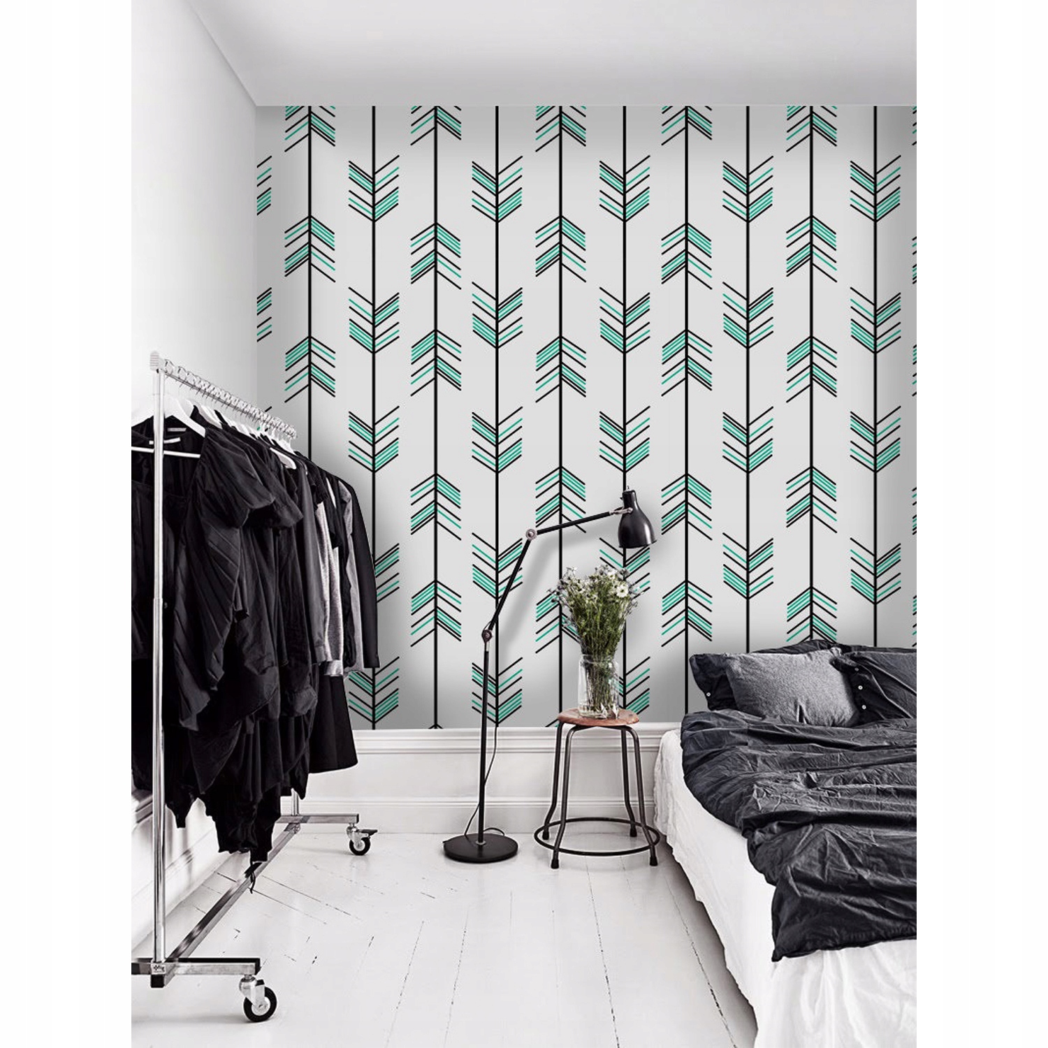

Fototapeta ścienna Strzałka czarno-biała 104x70cm