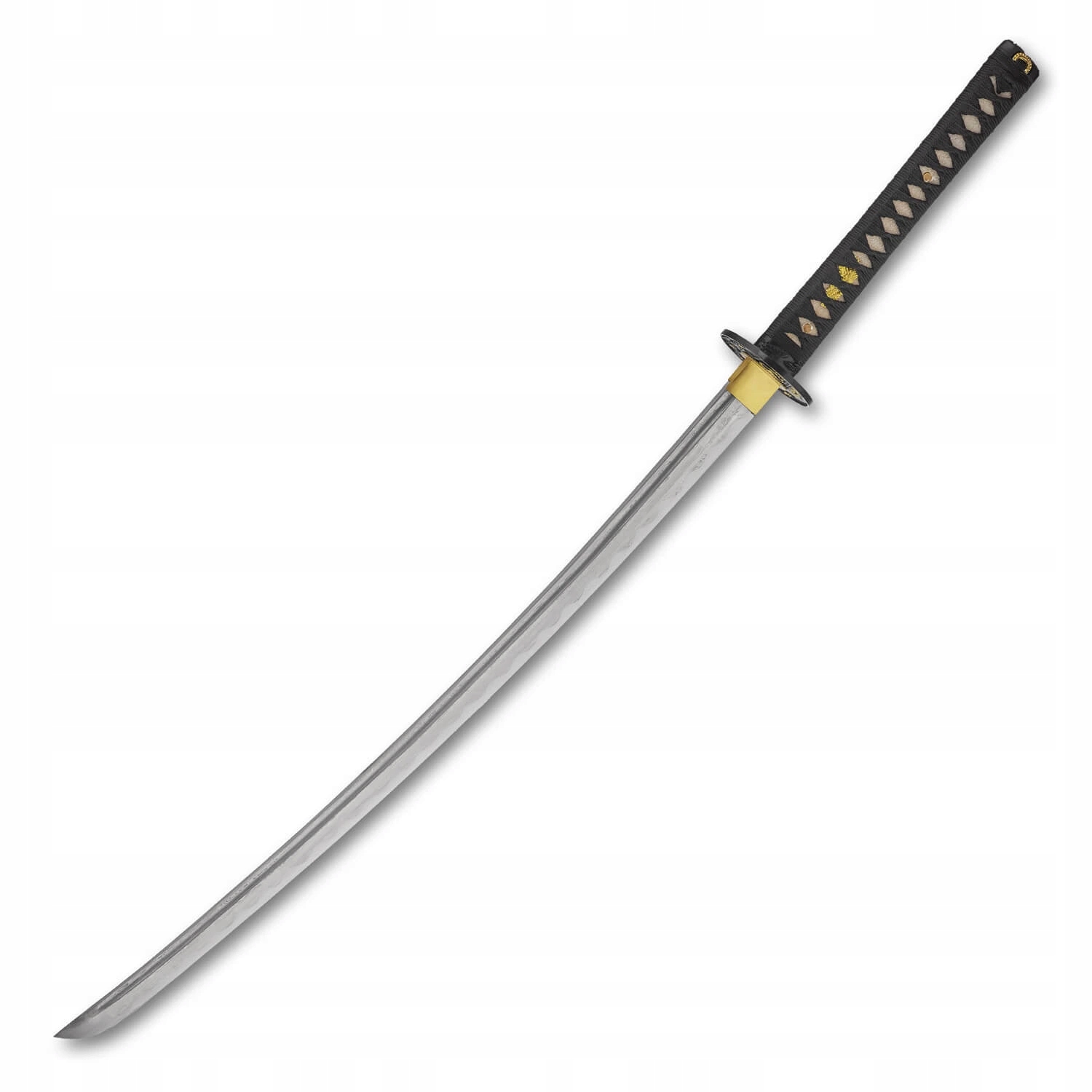 Katana Ibaraki 2,30 Shaku, překládaná ocel Aisi 1045,imitace hamonu, Yokote