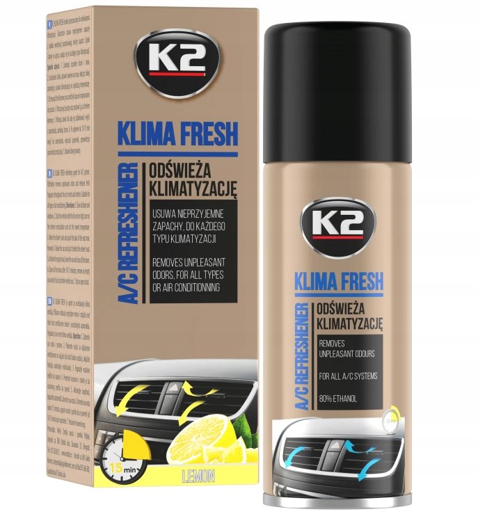 K2 KLIMA FRESH ODGRZYBIACZ DO KLIMATYZACJI KLIMY
