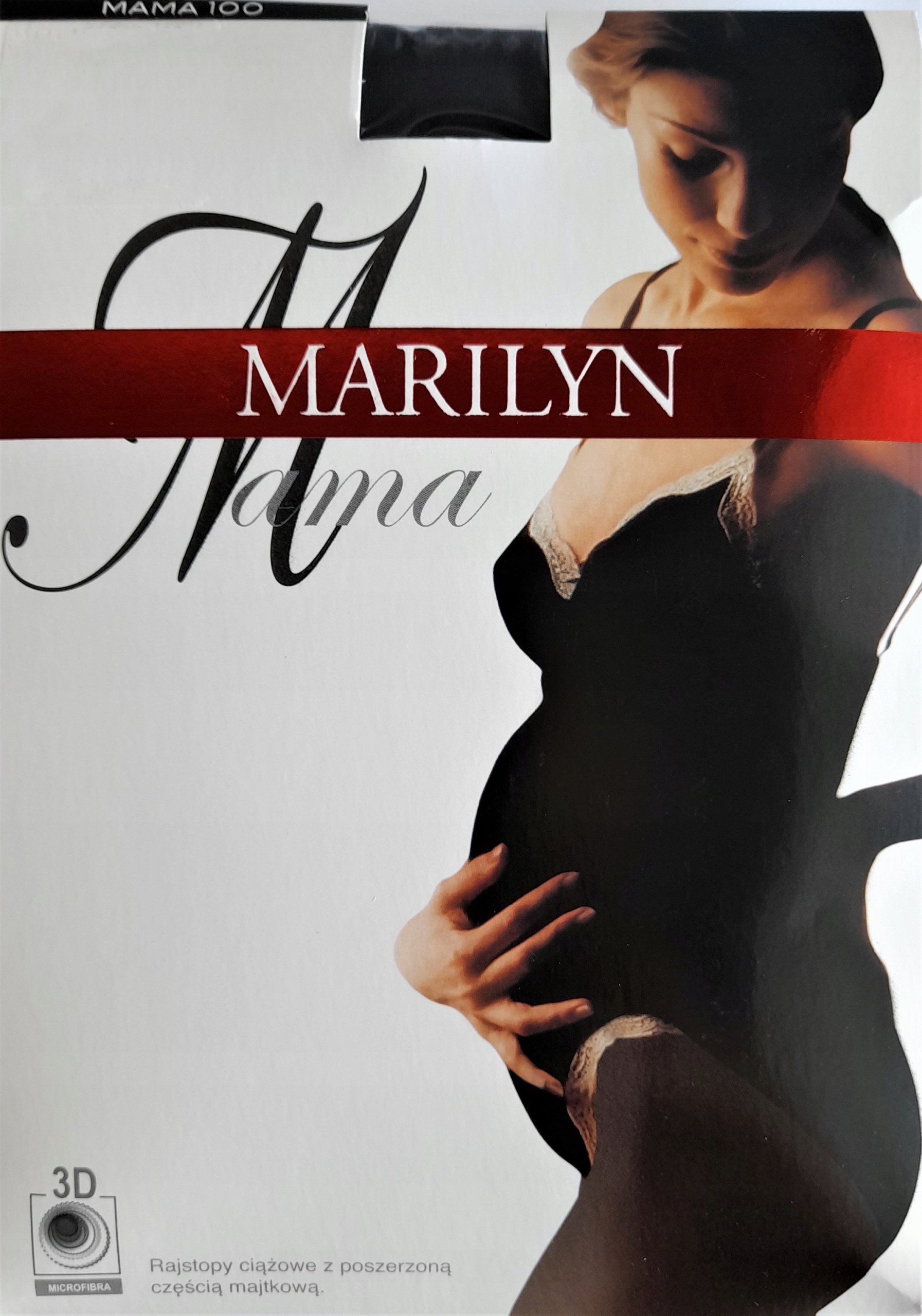 

Rajstopy Marilyn Mama ciążowe 100DEN Nero 3/4