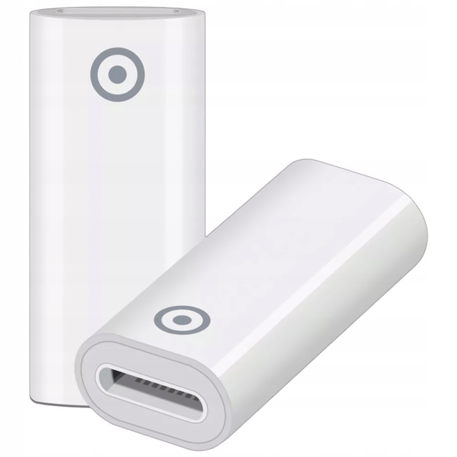 Adapter Przejściówka Do Ładowania Usb-c Lightning Do Rysik Apple Pencil