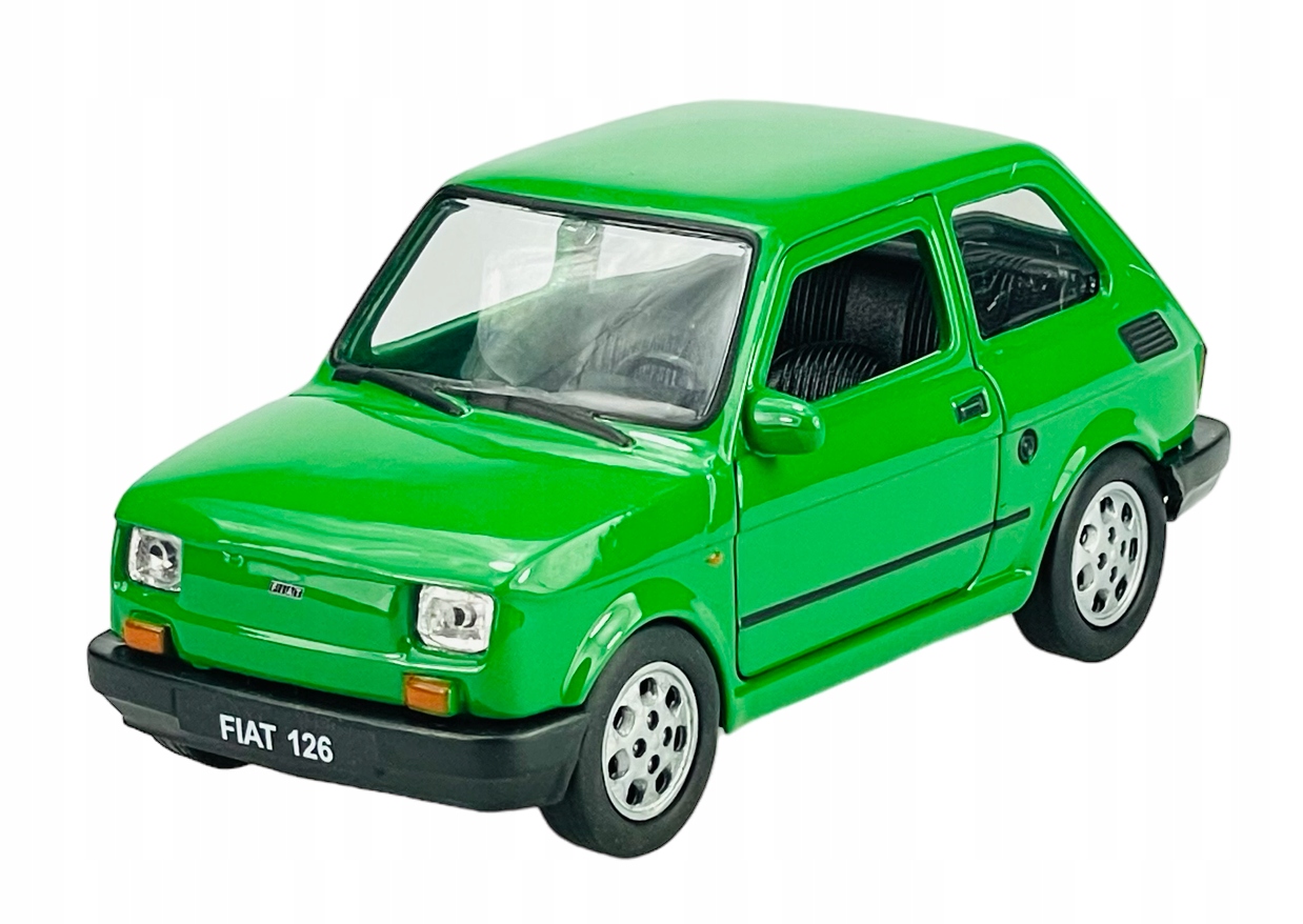 WELLY FIAT 126p MALUCH 1:34 LEGENDY PRL NOWY METAL
