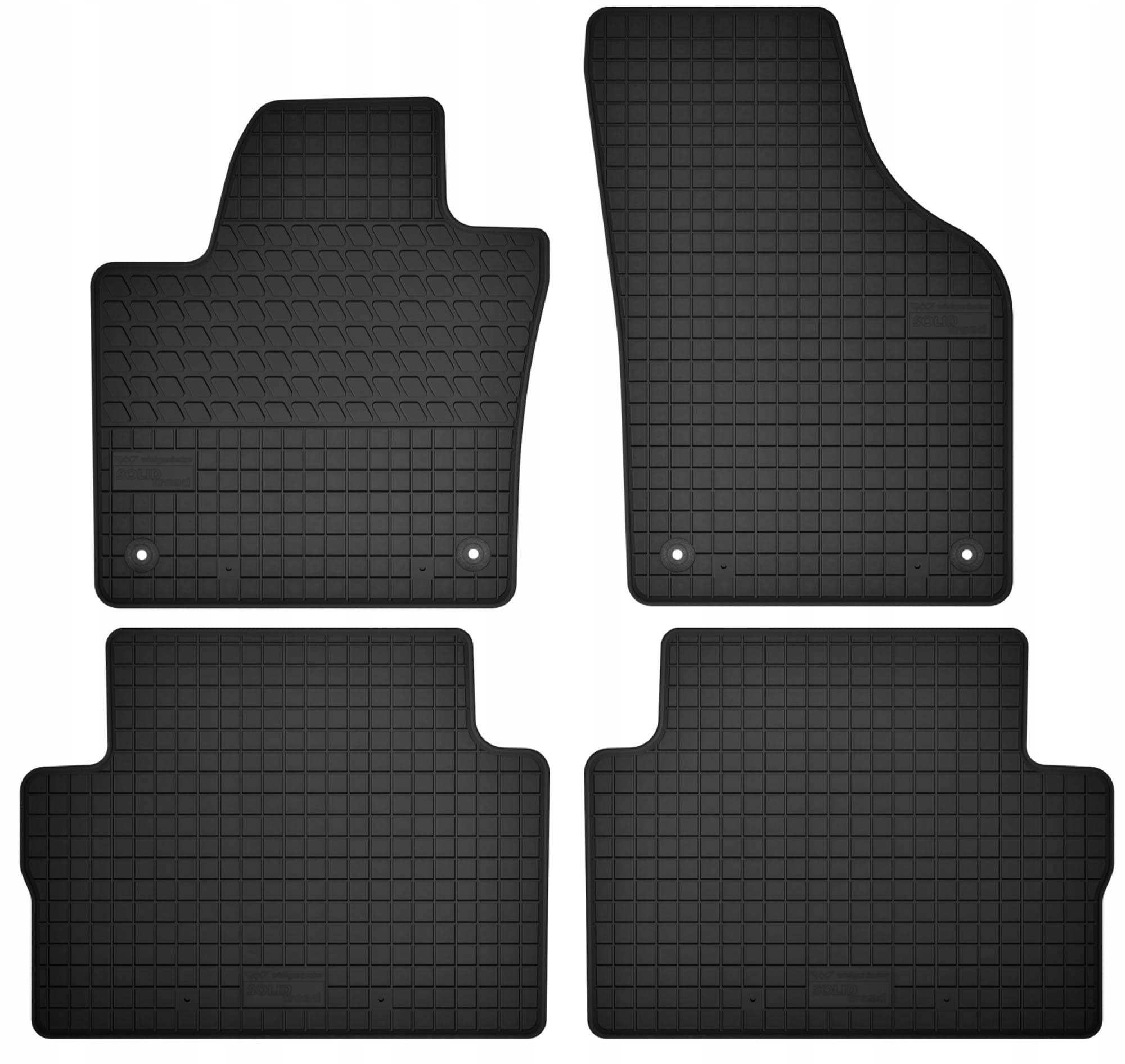 gumové koberce komplet Volkswagen Sharan II minivan od 2010 do 2022