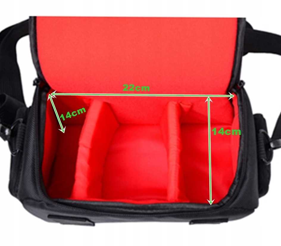 TORBA na APARAT NIKON D5100 D5200 D5300 D5500 D5600 D6000 COOLPIX P1000 Model 1506