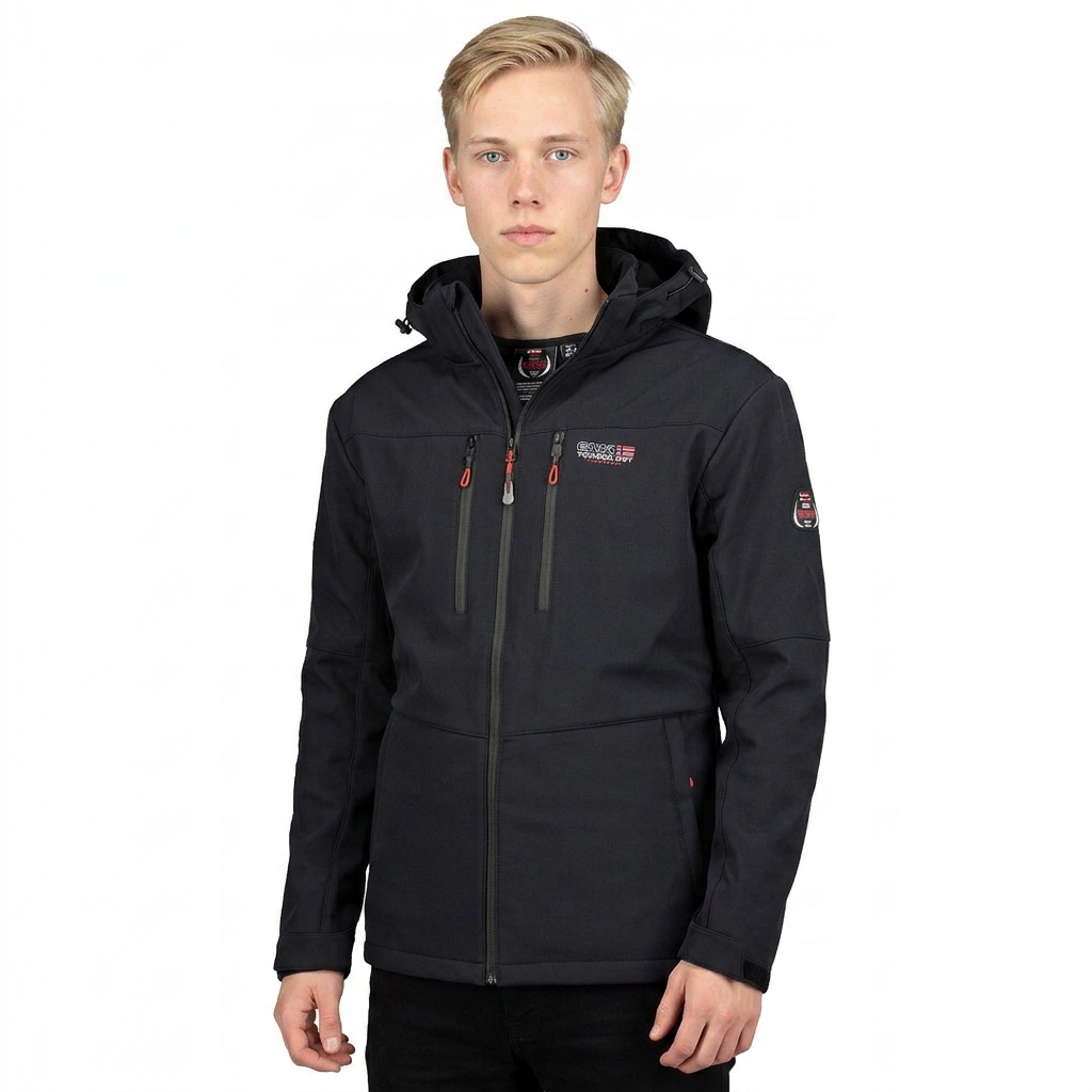 Pánská bunda Geo Norway Softshell Timmex s přechodovou fleecovou podšívkou