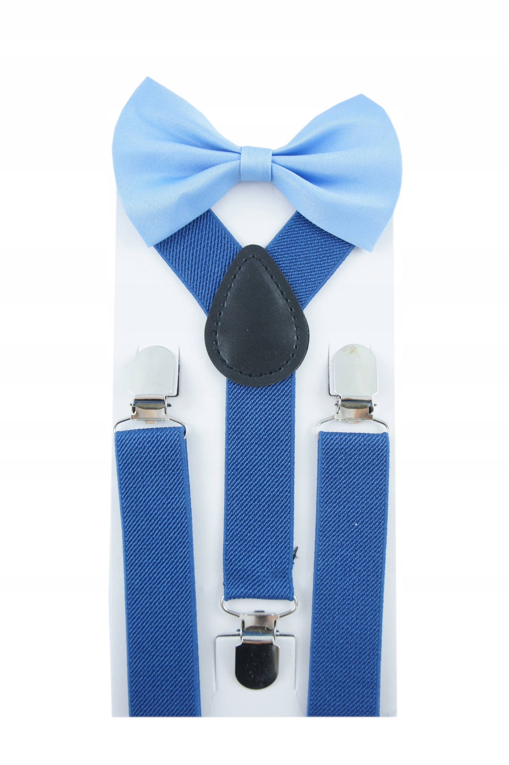 Muszka dla dziecka przedszkolaka 2-8lat GŁADKA MATOWA niebieska błękitna Marka Inna marka