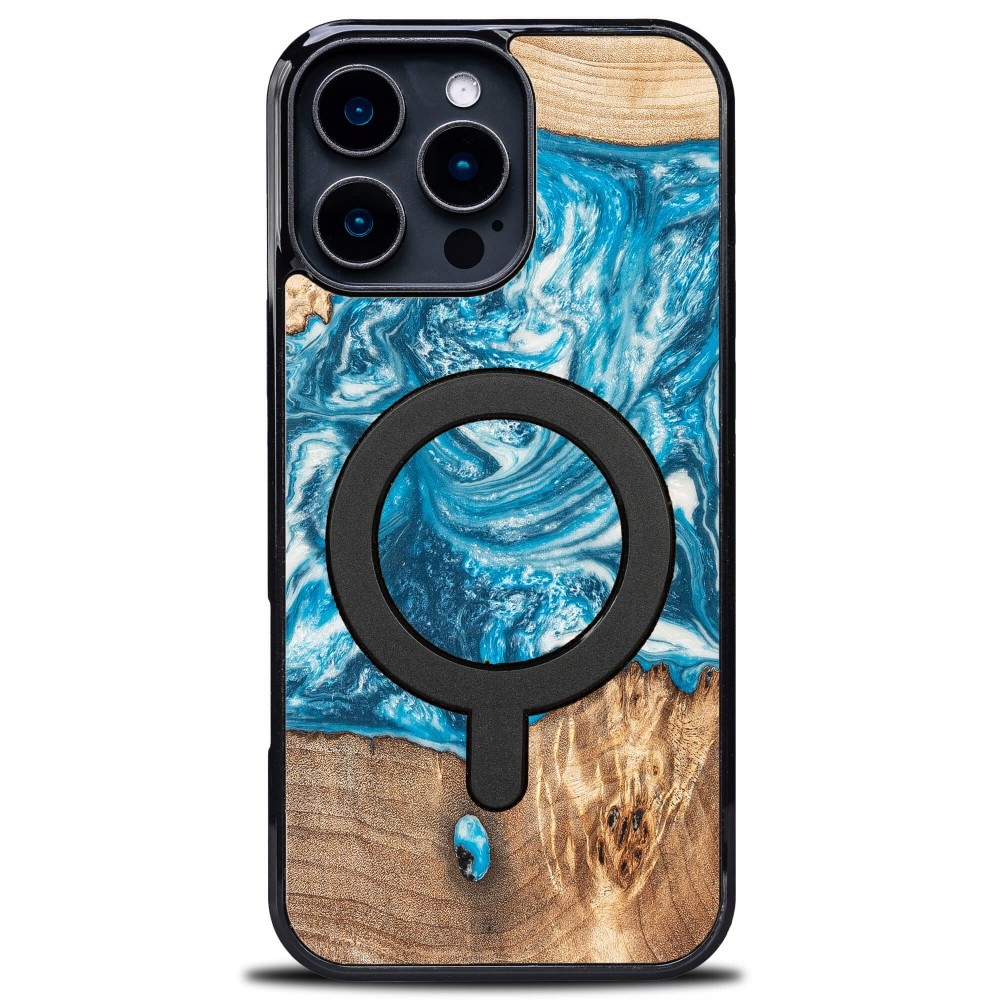 Pouzdro Bewood Unikátní pro iPhone 16 Pro Max Planety Uran s MagSafe