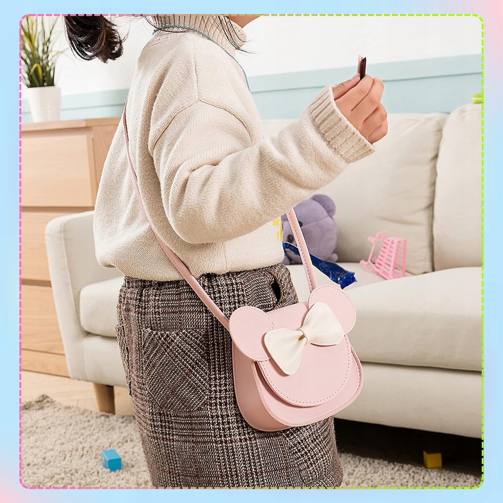 Torebka dla Dziewczynki księżniczki Myszka Kokarda różowa damska dziecka EAN (GTIN) 5905884068694