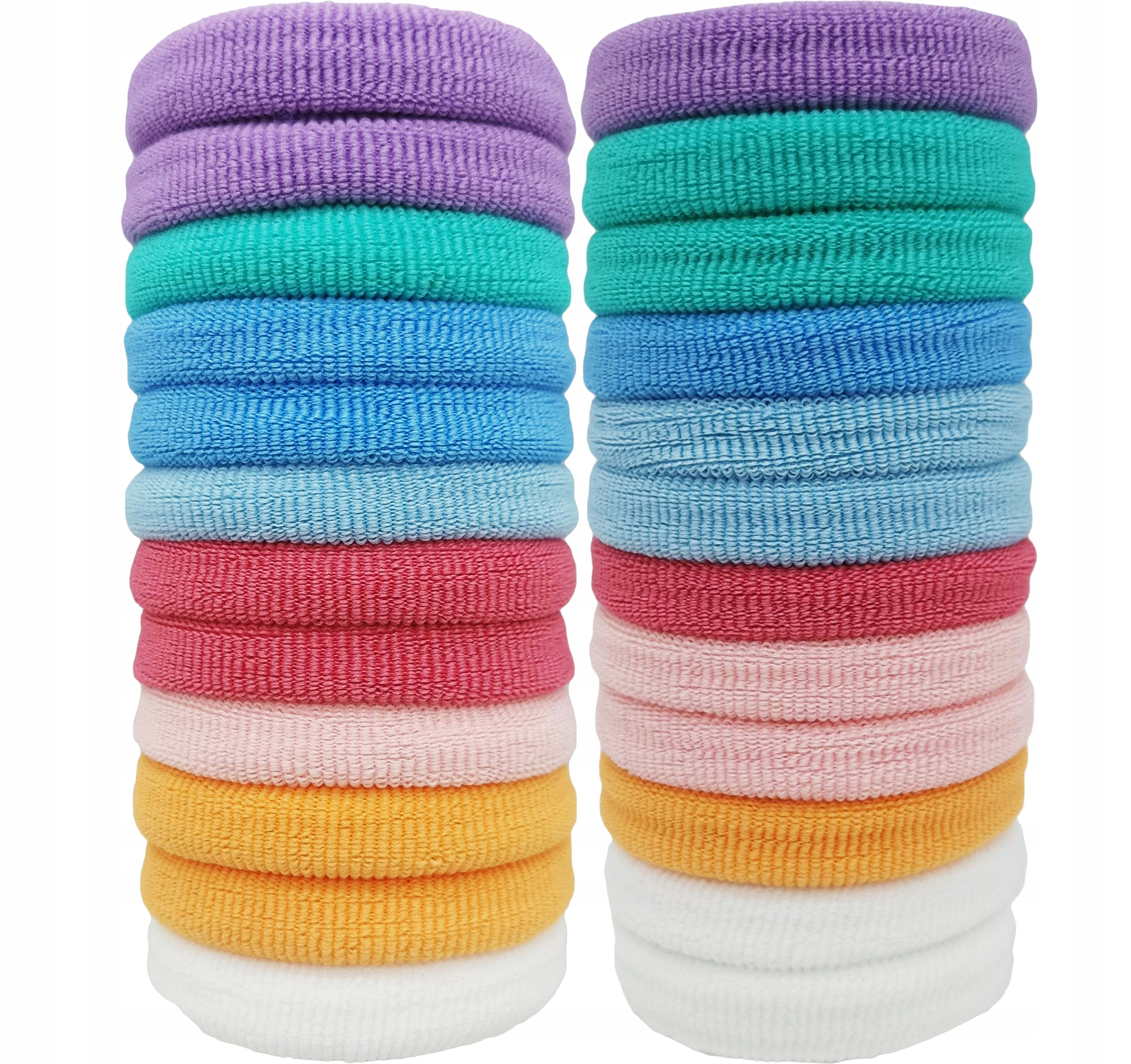 GRUBE GUMKI DO WŁOSÓW BEZ ŁĄCZEŃ ZESTAW 24 SZT