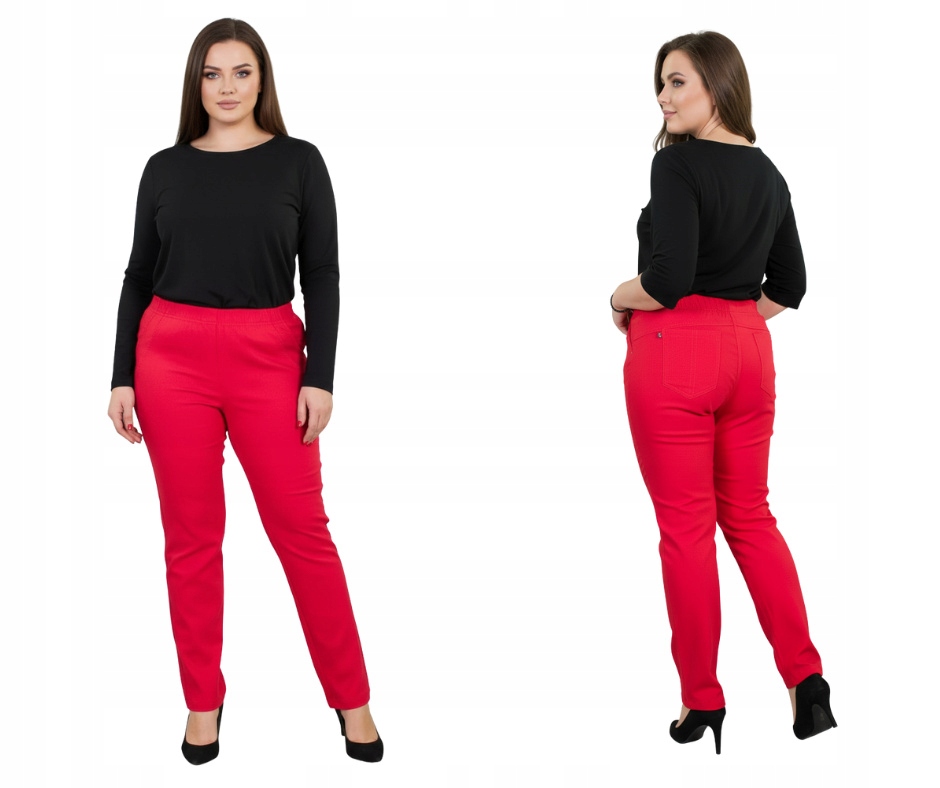 Kalhoty Cevlar rovné nohavice, barva červená, velikost 58