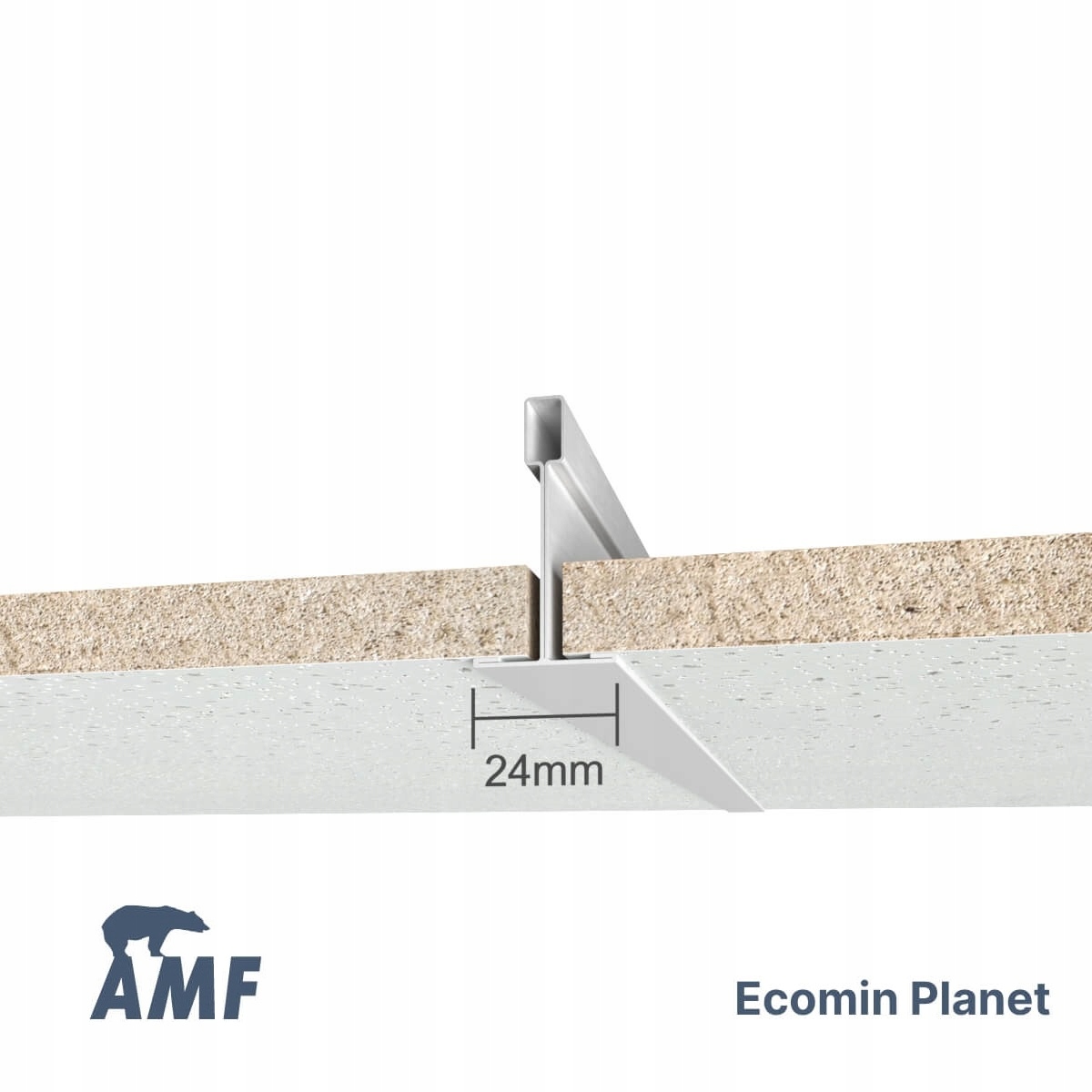 Płyta sufitowa AMF Ecomin Planet 600x600x13 6,48m2 Marka AMF