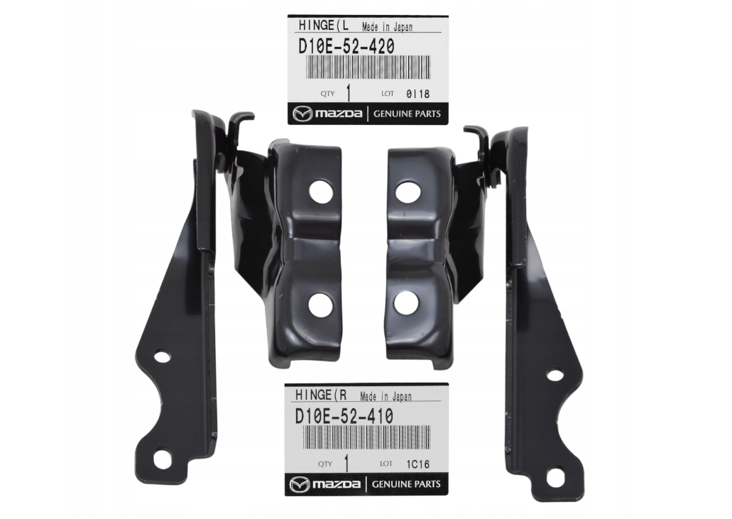 Závěs Levý Pravý Komplet Kapoty Krytu Motoru Oe Mazda CX-3 Dk 15-